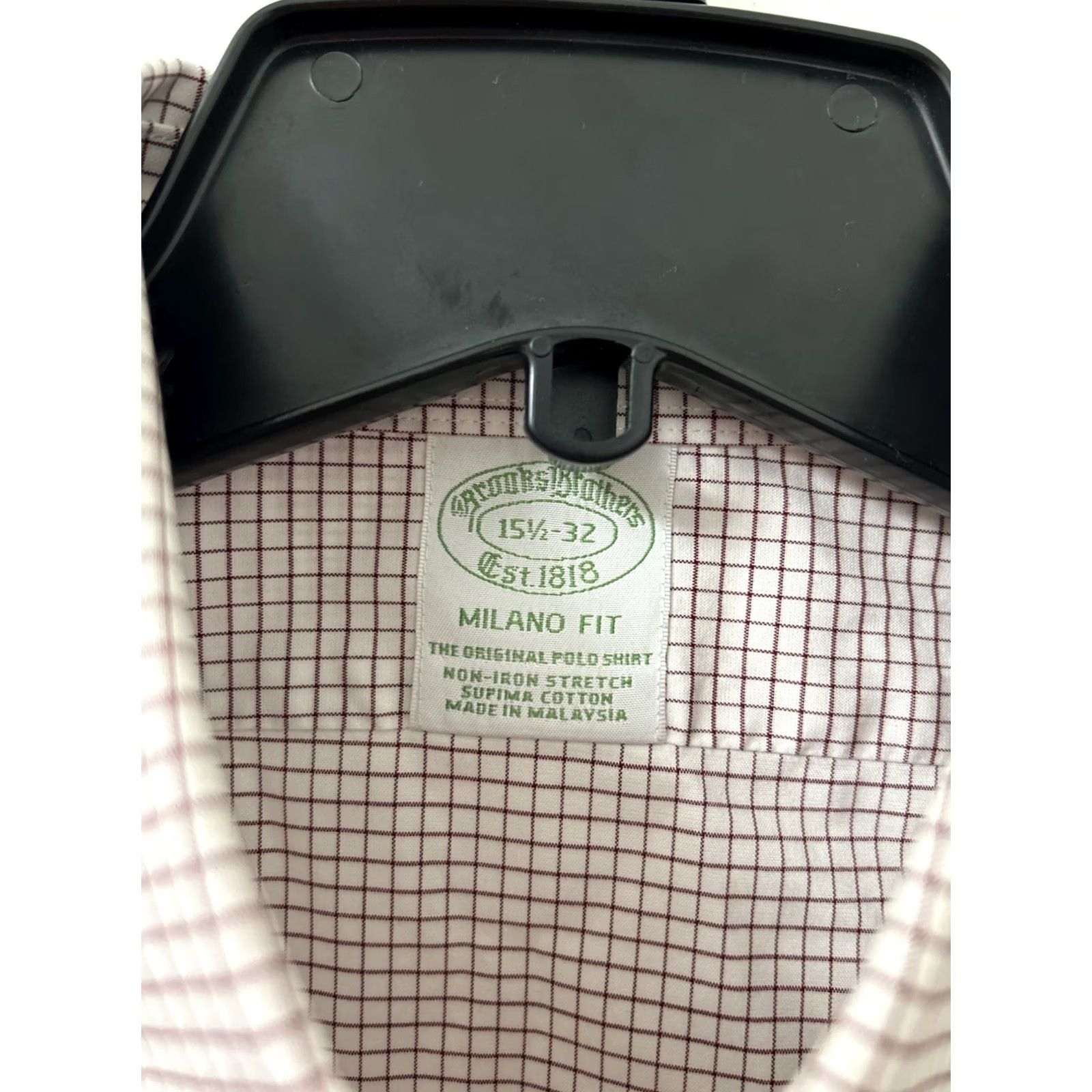 Brooks Brothers VINTAGE Brooks Brothers Original Polo Shirt Mens 15.5 Red White Plaid Milano L/S Shirt Mens Regular Red Plaid Classic Preppy 30” 21.5” Pit to Pit Size US L / EU 52-54 / 3 - 6 Thumbnail