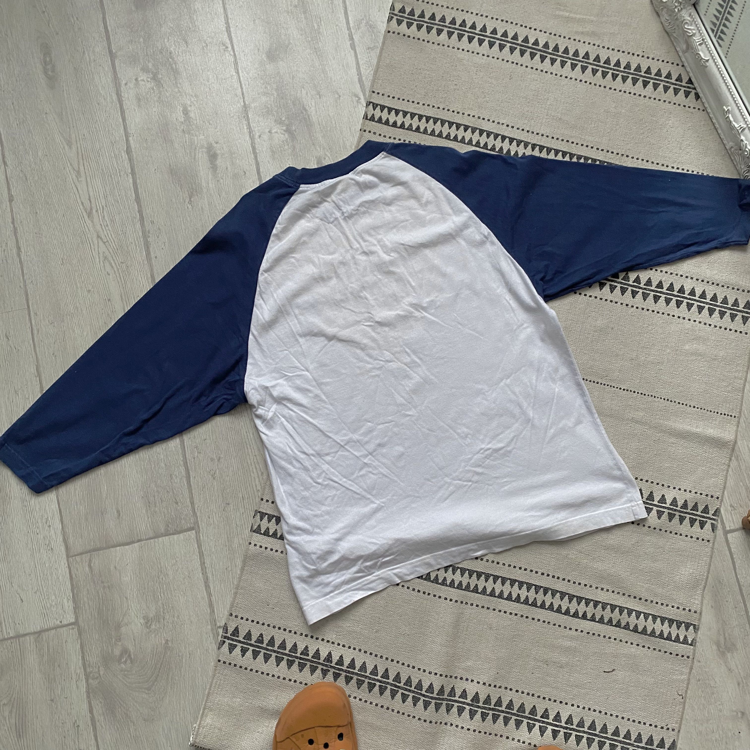 Nike 🛹 Vintage 80s Nike tee 3/4 sleeve mini Swoosh Y2K Size US S / EU 44-46 / 1 - 8 Thumbnail