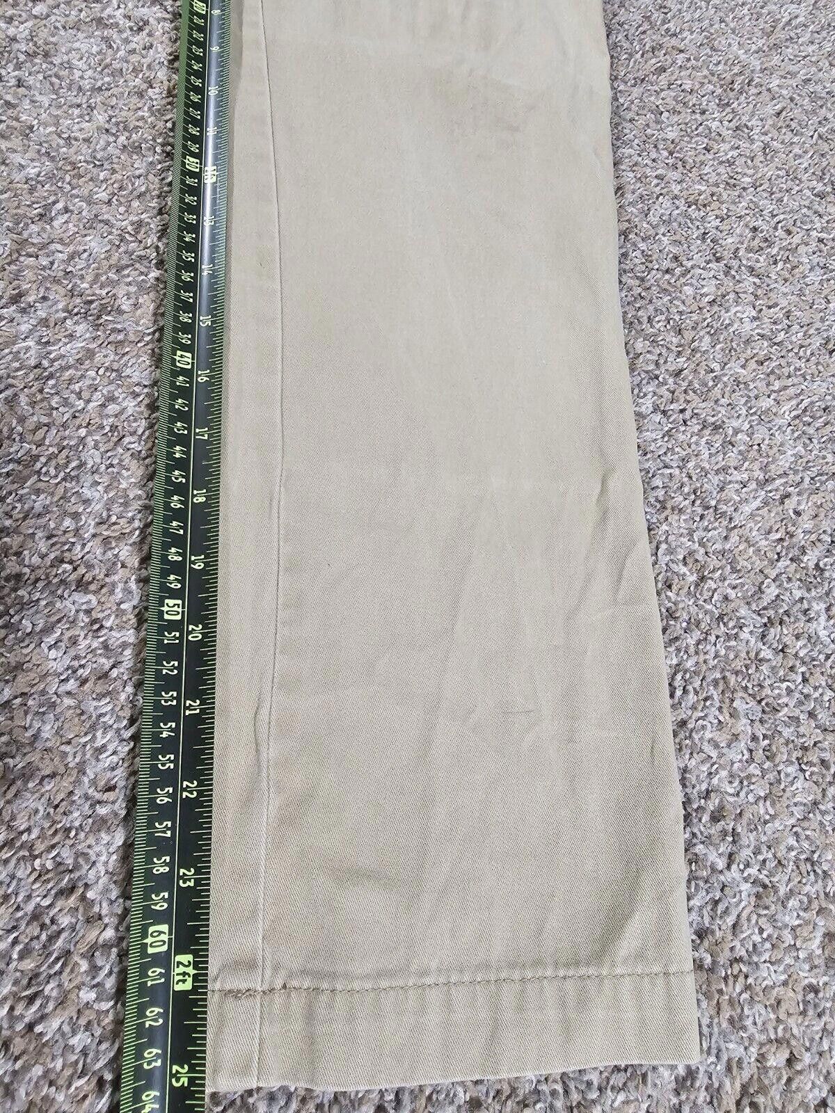 Lands' End Lands End Size 12 Comfort Waist Pants Khaki Size 34" / US 12 / IT 48 - 5 Thumbnail