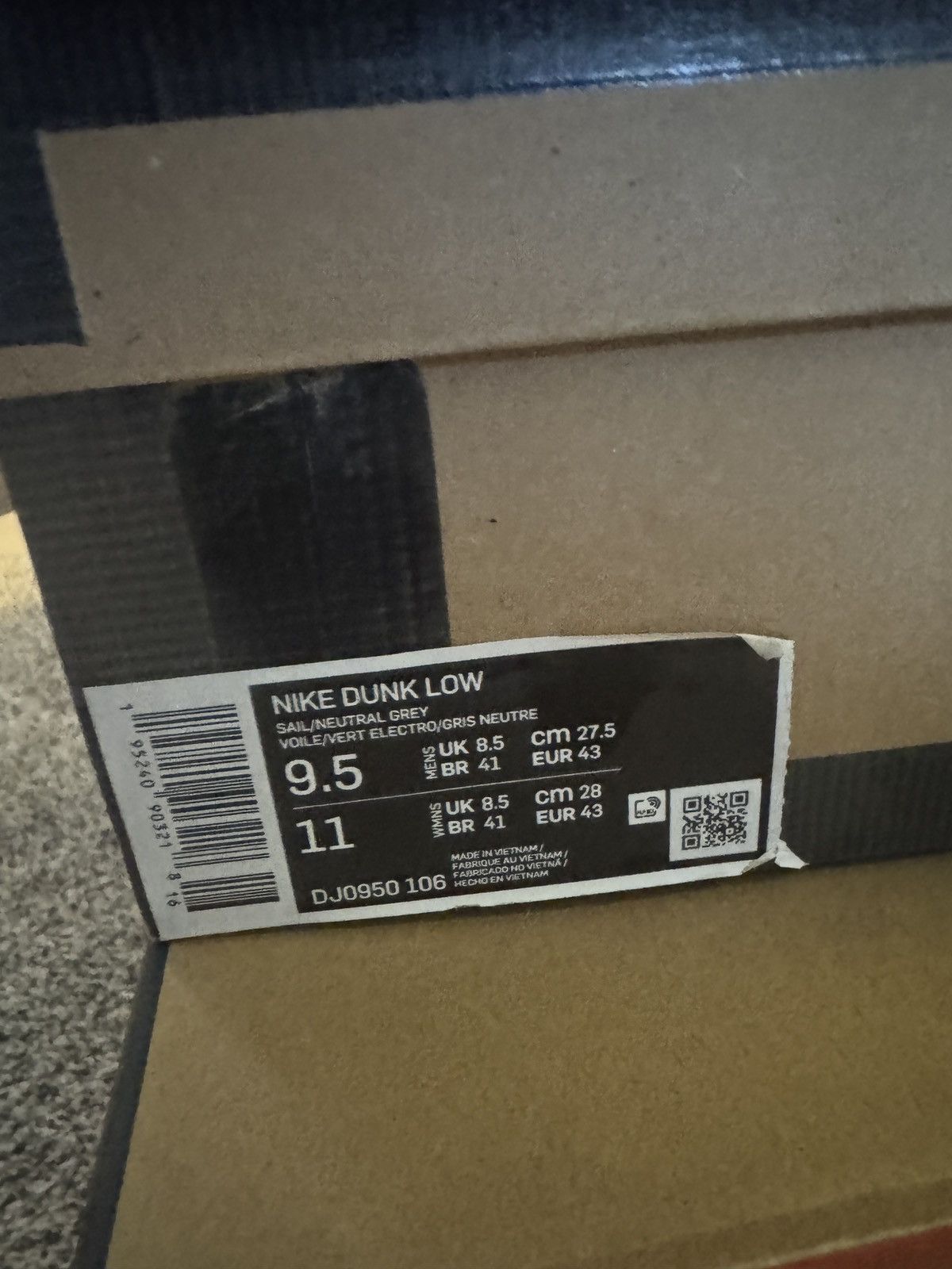 Nike × Off-White Nike Off White Dunk Lot 14 Size US 9.5 / EU 42-43 - 7 Thumbnail