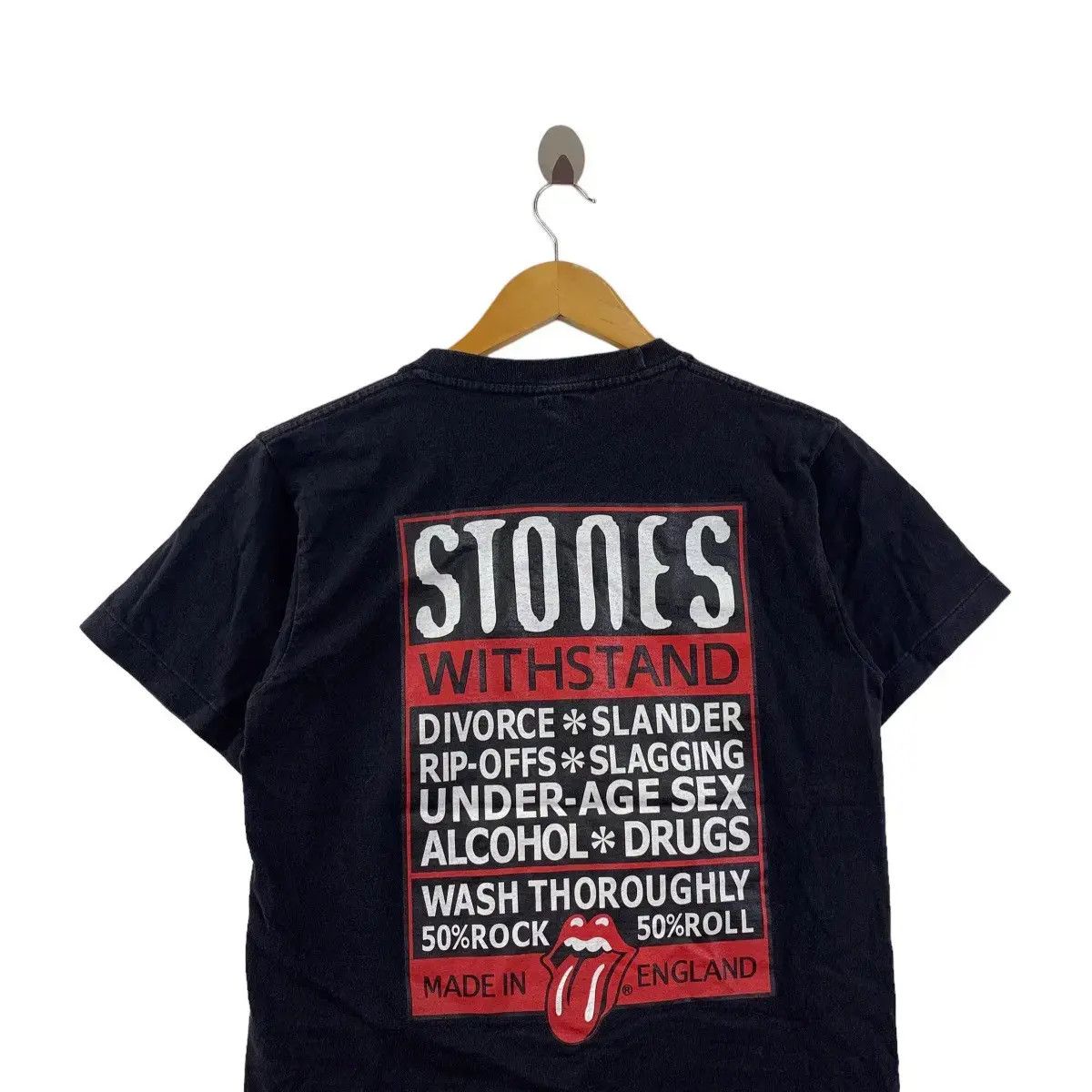 The Rolling Stones × Vintage Vintage 2002 THE ROLLING STONES Withstand Tee Shirt Promo Size US S / EU 44-46 / 1 - 4 Thumbnail