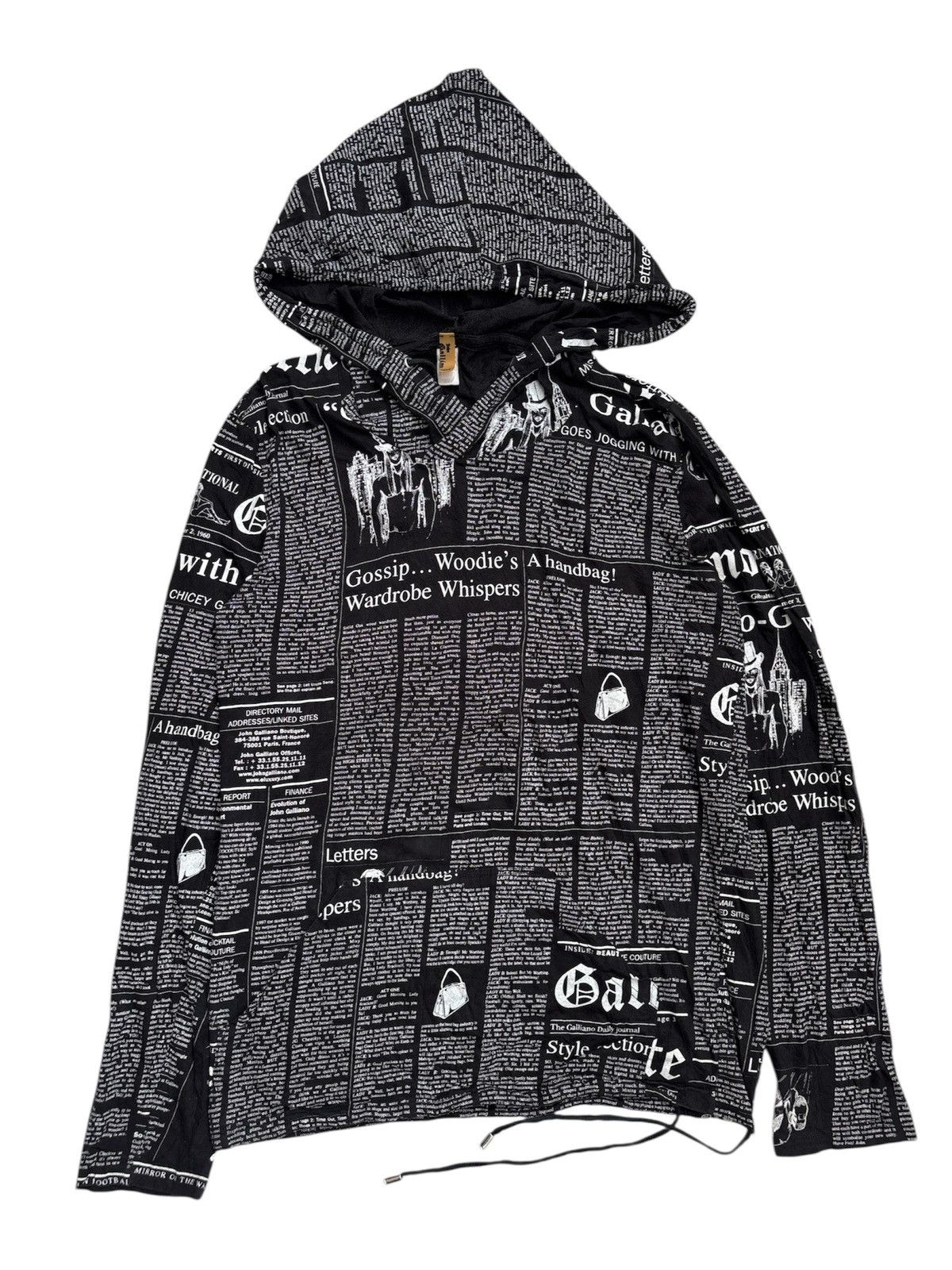 Designer × John Galliano Vintage John galliano newspaper