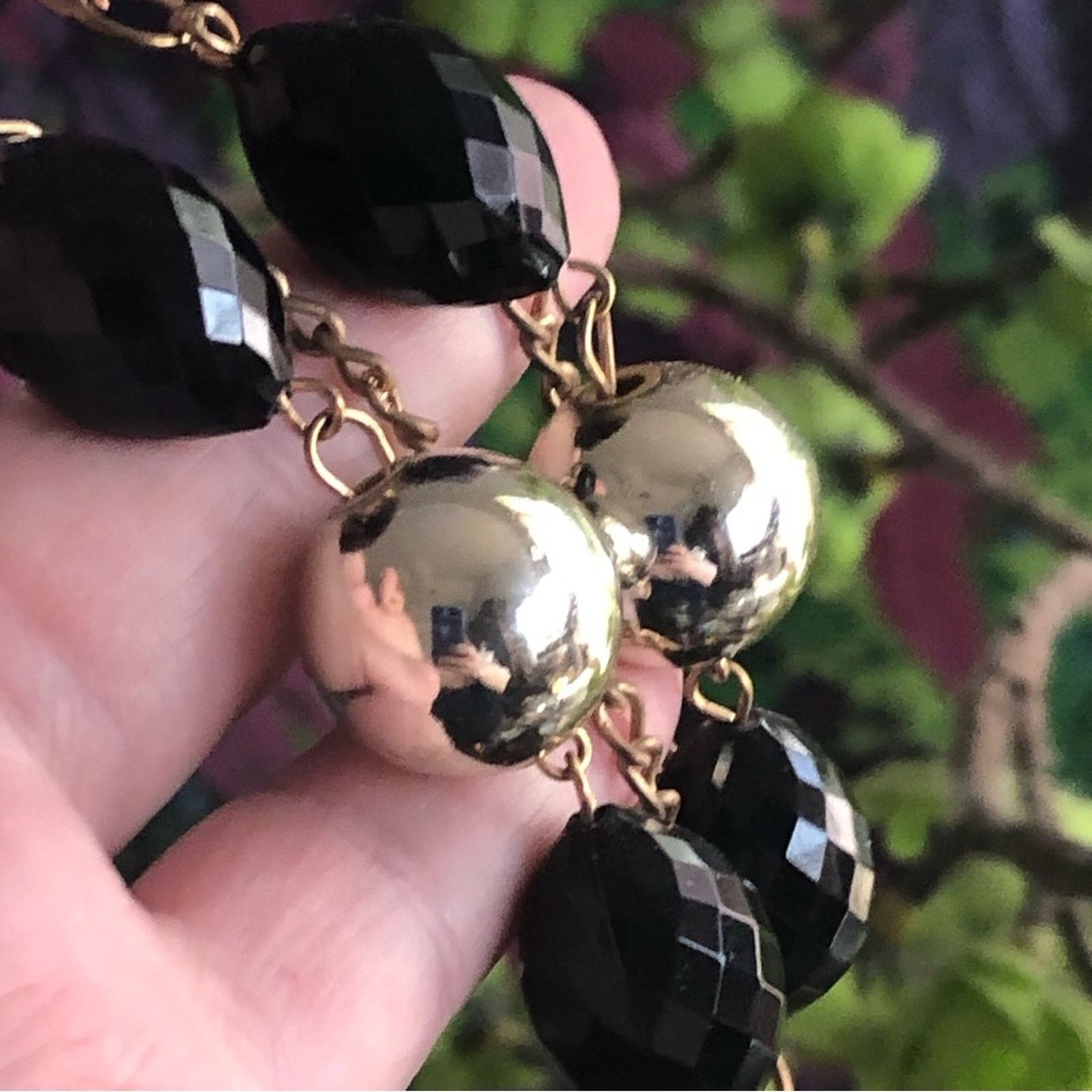 Jewelry Brass tone beaded chain necklace Size ONE SIZE - 5 Thumbnail