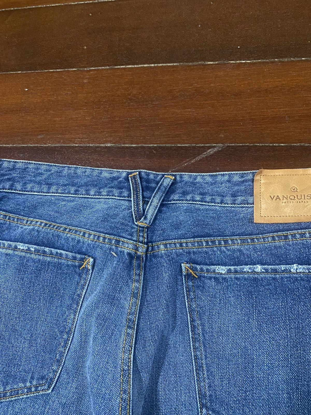 Vanquish Vanquish Japan Faded Blue Jeans distressed Size US 34 / EU 50 - 16 Thumbnail