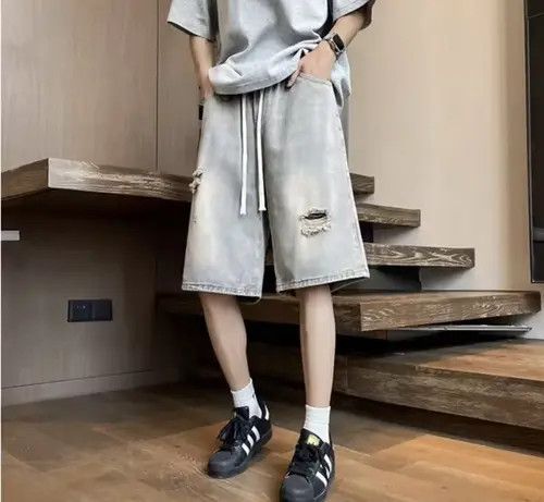 Jean Yoshiko x Erika Short Washed Distressed Denim Size US 26 / EU 42 - 4 Thumbnail