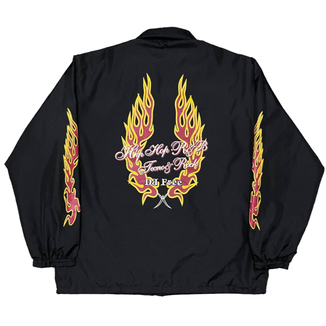 image of Archival Clothing x Vintage D.j.free Light Jacket Fire in Black, Men's (Size Medium)