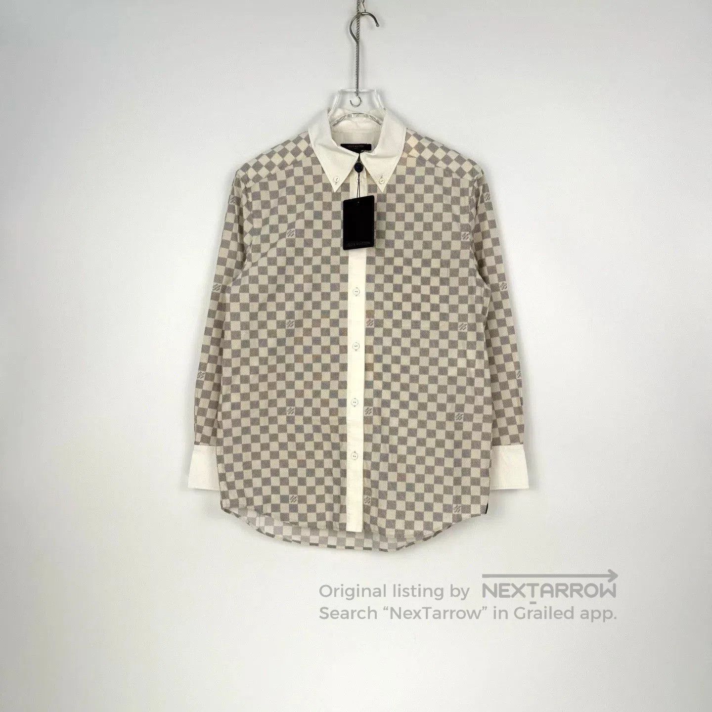 Louis Vuitton Louis Vuitton Damier Logo Check Shirt. Size US XS / EU 42 / 0 - 3 Thumbnail