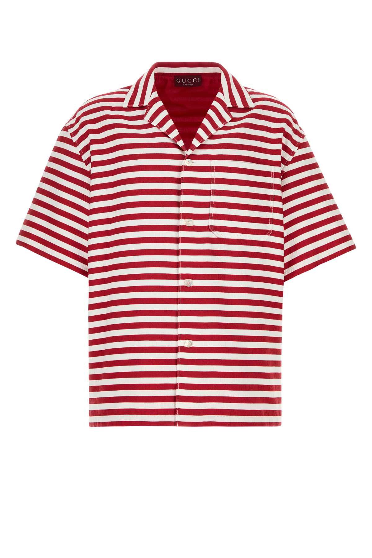 Gucci Embroidered Cotton Blend Shirt Size US L / EU 52-54 / 3 - 1 Thumbnail