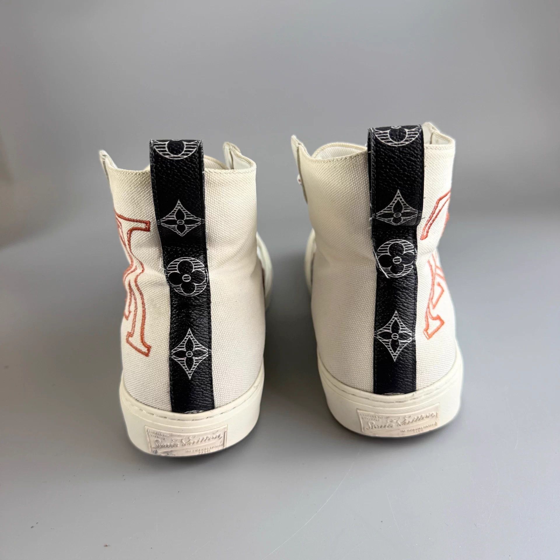 Louis Vuitton LV Monogram lace-up sneakers 41 EU 95 New Size US 8 / EU 41 - 3 Thumbnail
