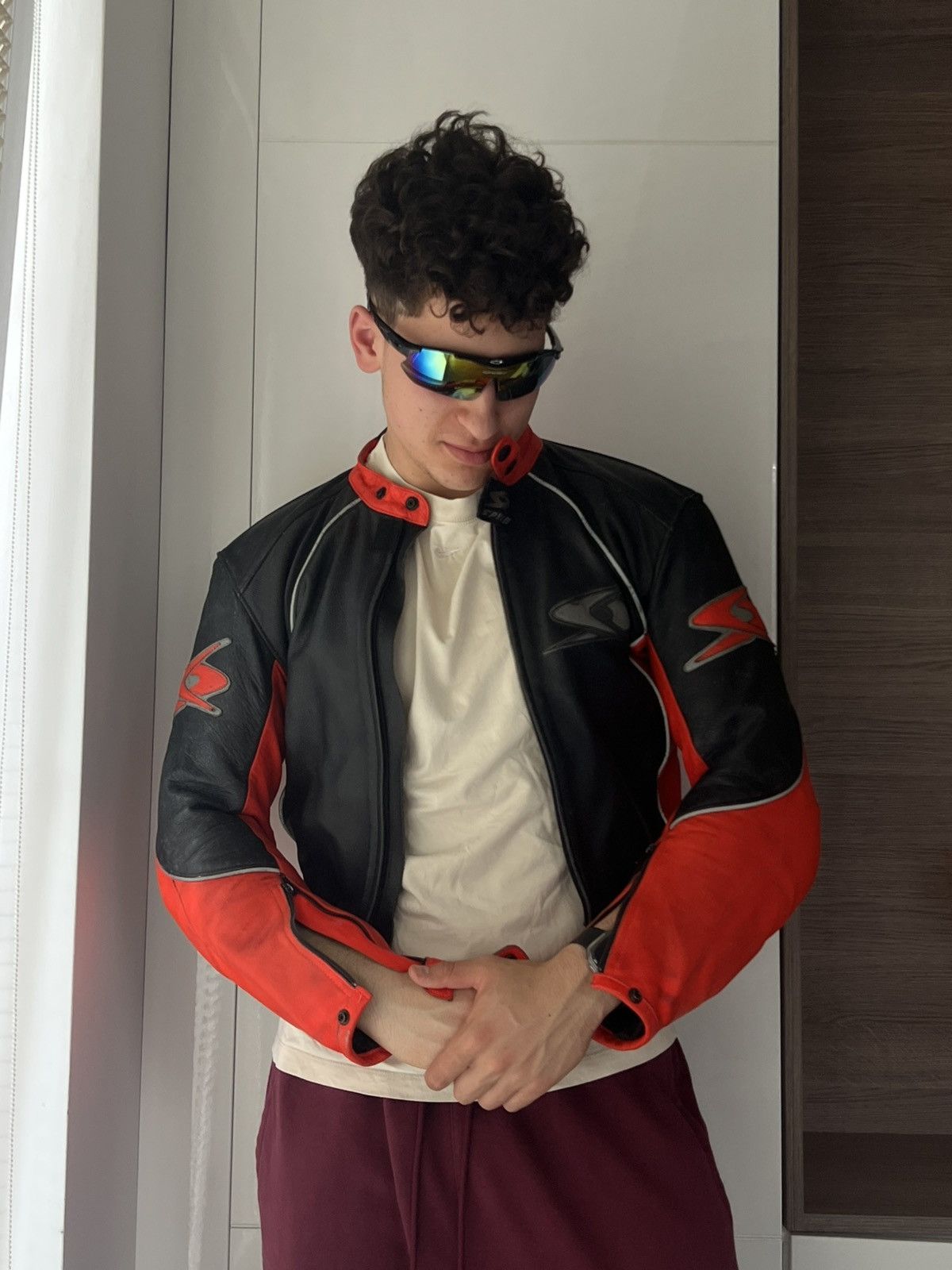 Genuine Leather ‼️Rare Vintage Spyke Racing Made in Italy Leather Save Jacket Size US M / EU 48-50 / 2 - 7 Thumbnail