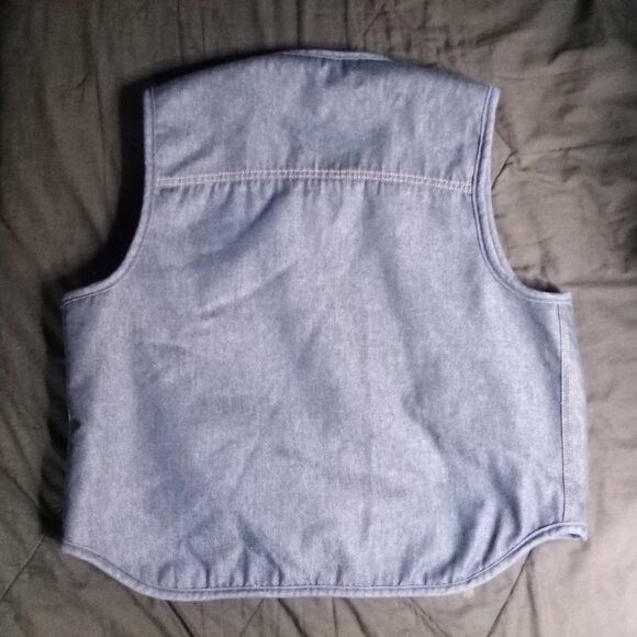 Sears Vintage Sears Roebucks Sherpa Fleece Lined Denim Vest Size US XL / EU 56 / 4 - 6 Thumbnail