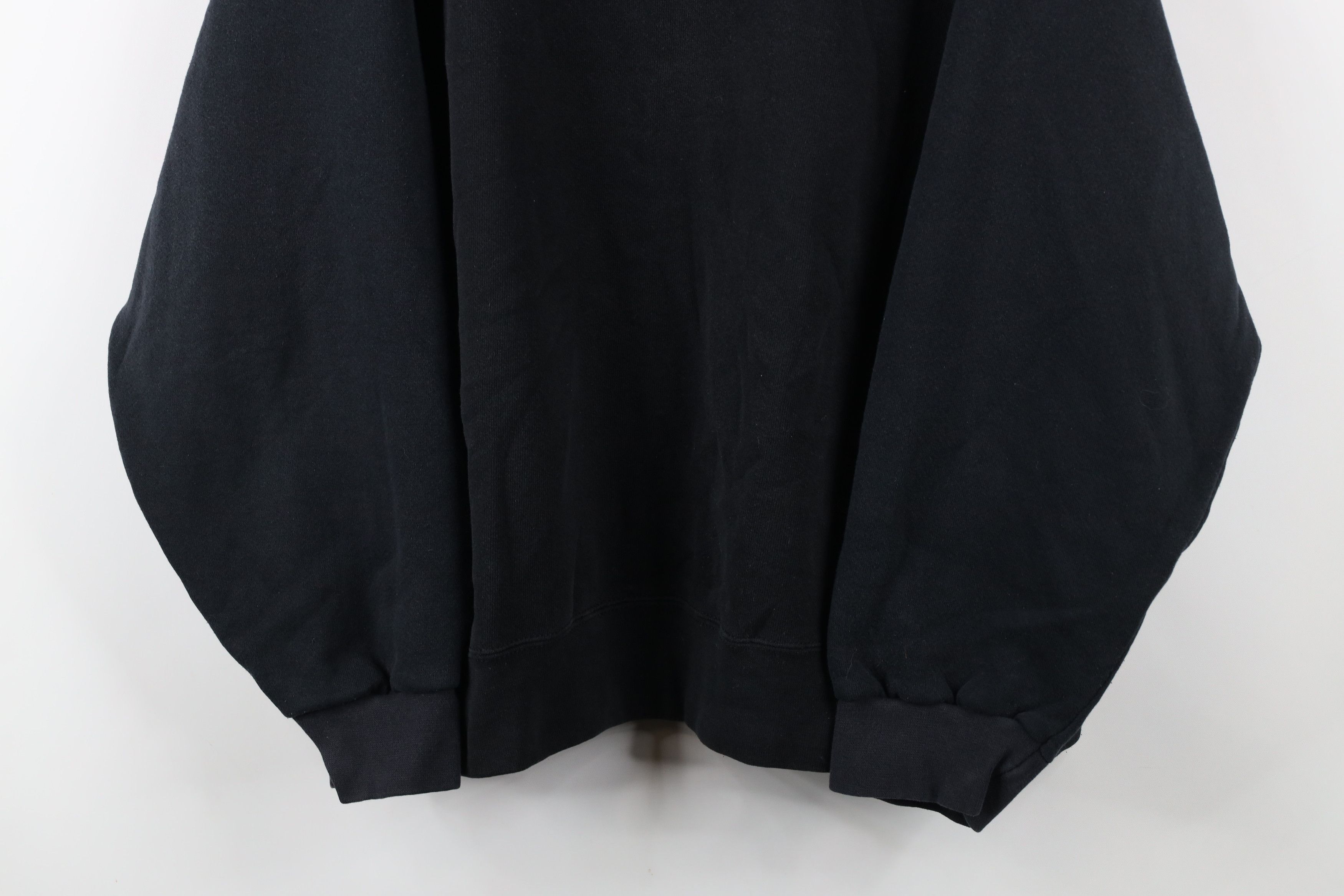 Vintage Vintage 90s Streetwear Fit Crewneck Sweatshirt Black USA Size US XXL / EU 58 / 5 - 3 Thumbnail