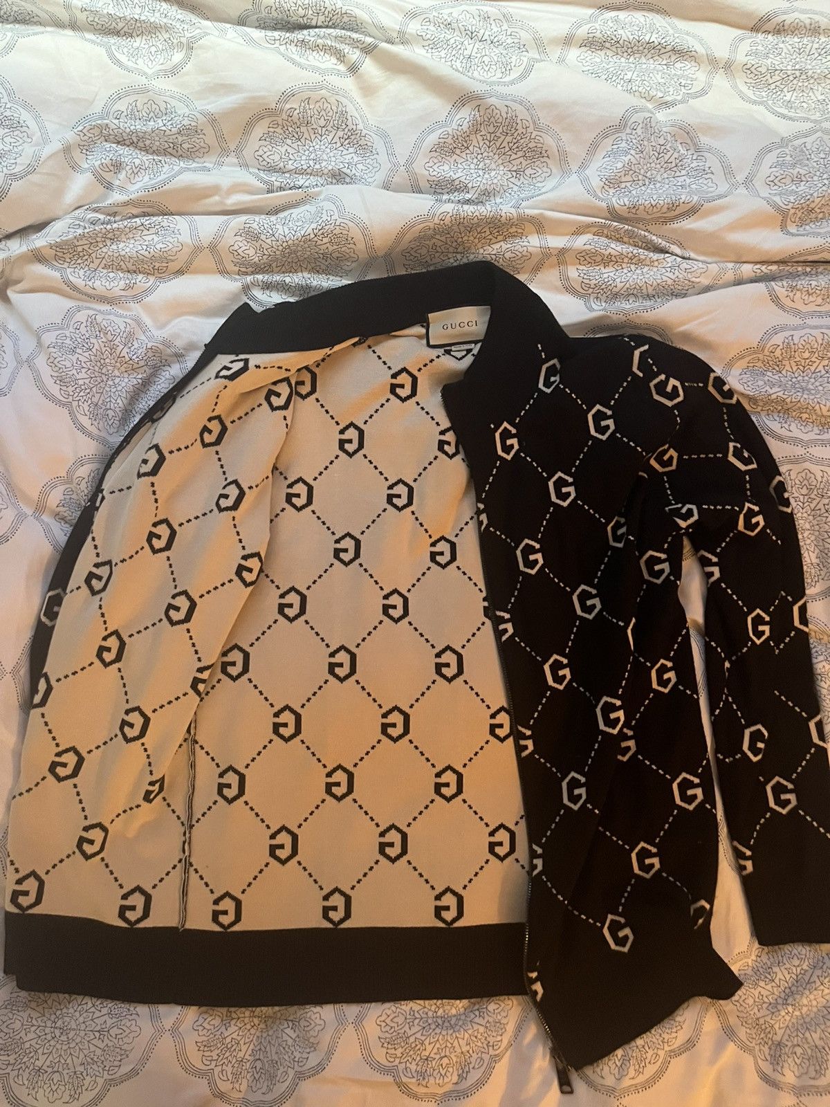 Gucci Gucci GG Jacquard Black Logo Sweatshirt Size US L / EU 52-54 / 3 - 2 Thumbnail