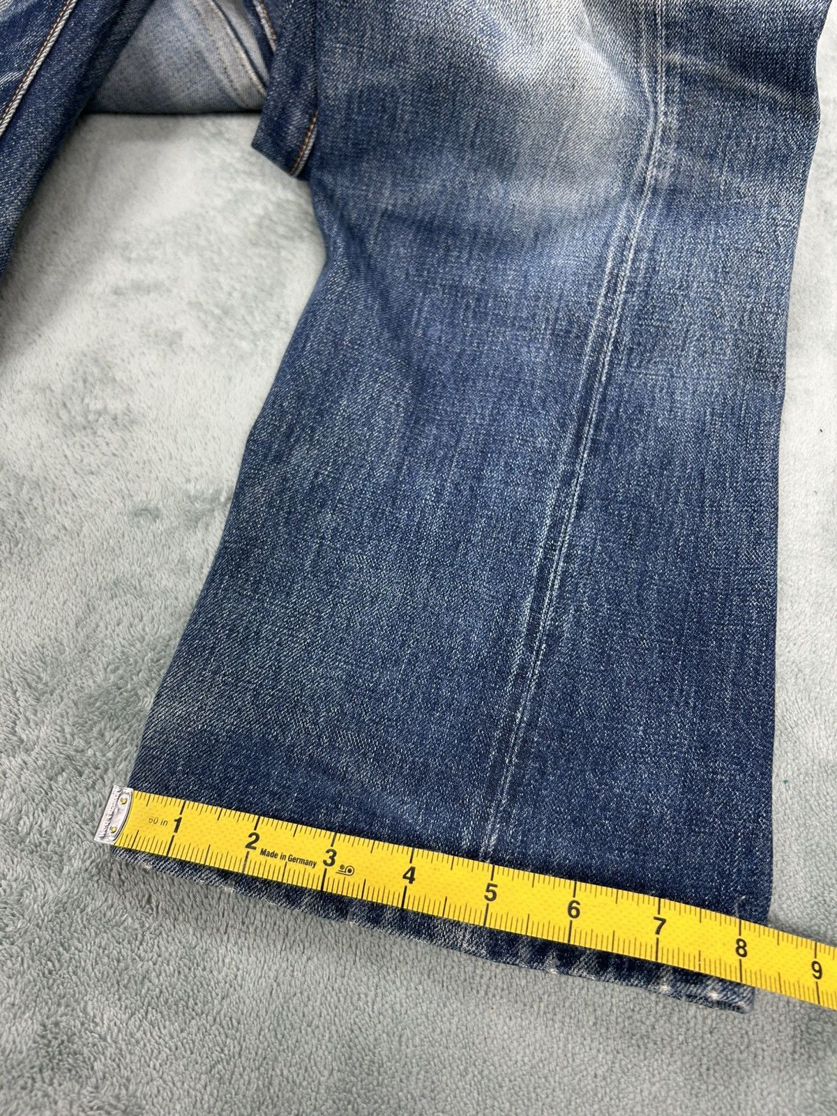 Sugar Cane Vintage Sewing Chop Denim Jeans Size US 28 / EU 44 - 17 Thumbnail