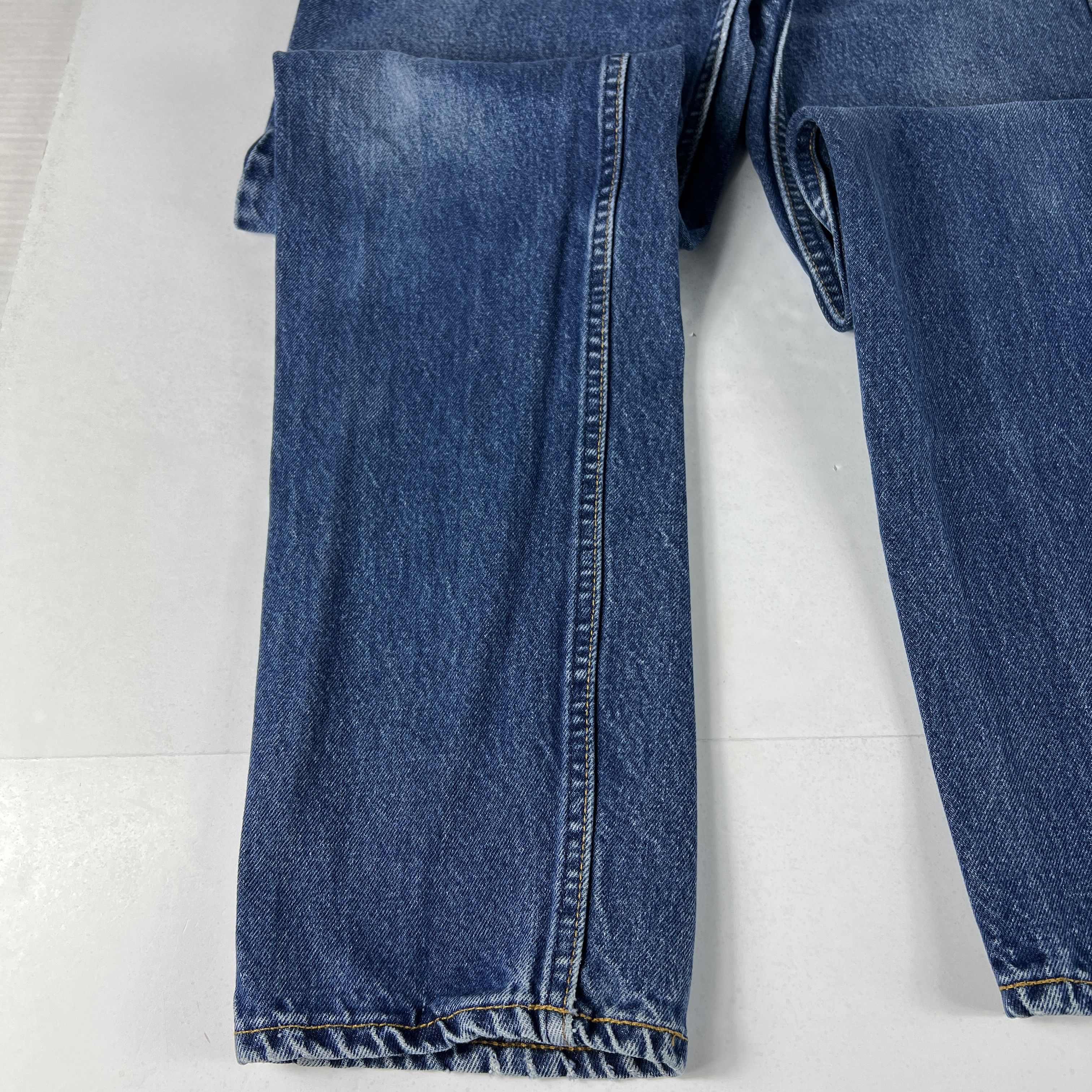 Levi's × Vintage VTG 80s Levi's Jeans 505 Straight Blue Faded Cotton Denim Size US 32 / EU 48 - 7 Thumbnail