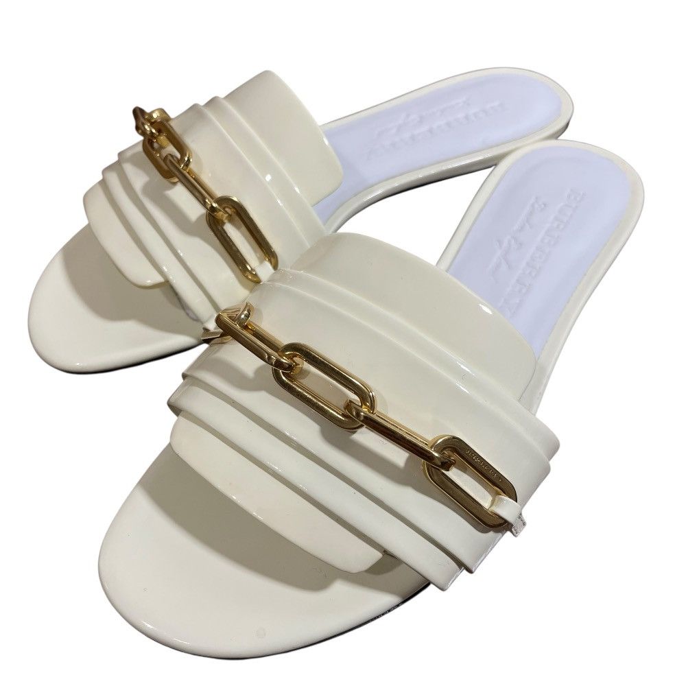 Burberry Burberry Burberry Chain Patent Leather Mule Sandals Enamel Shoes DUTY FREE for USA Size ONE SIZE - 1 Thumbnail
