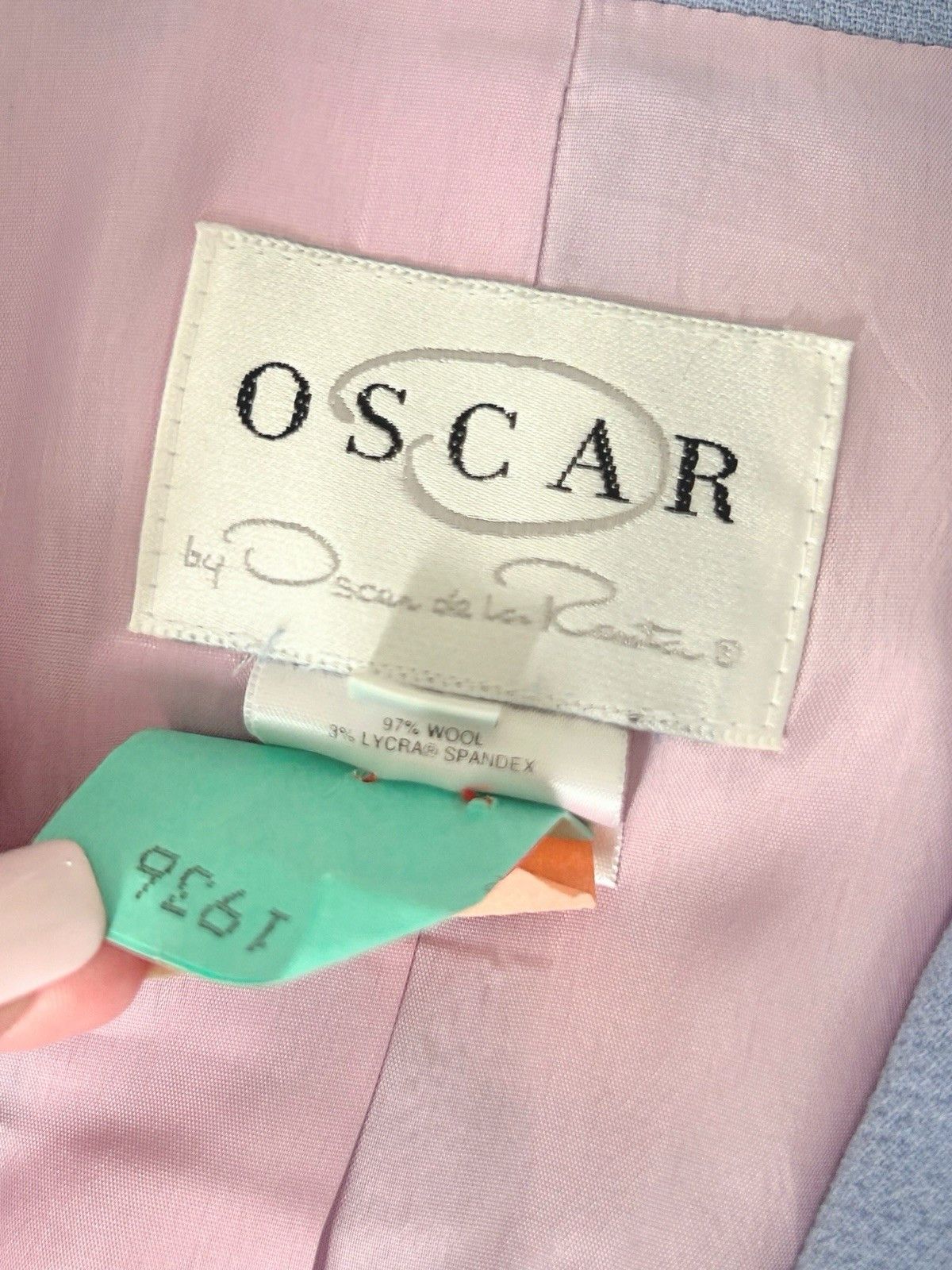 Oscar De La Renta OSCAR DE LA RENTA Womens designer Blazer y2k timeless Size M / US 6-8 / IT 42-44 - 6 Thumbnail