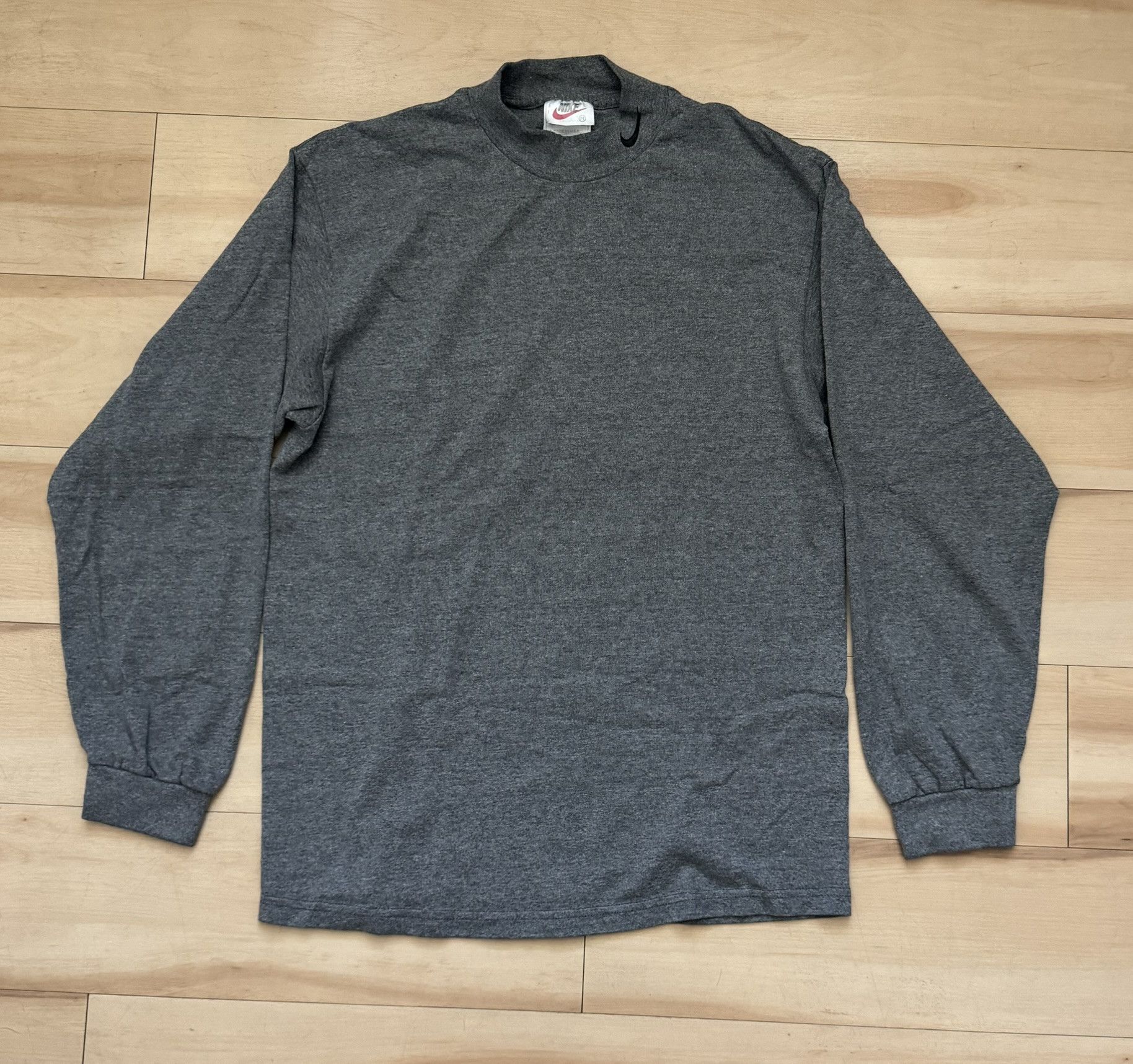 Nike Vintage Nike Mock L/S Size US M / EU 48-50 / 2 - 1 Thumbnail
