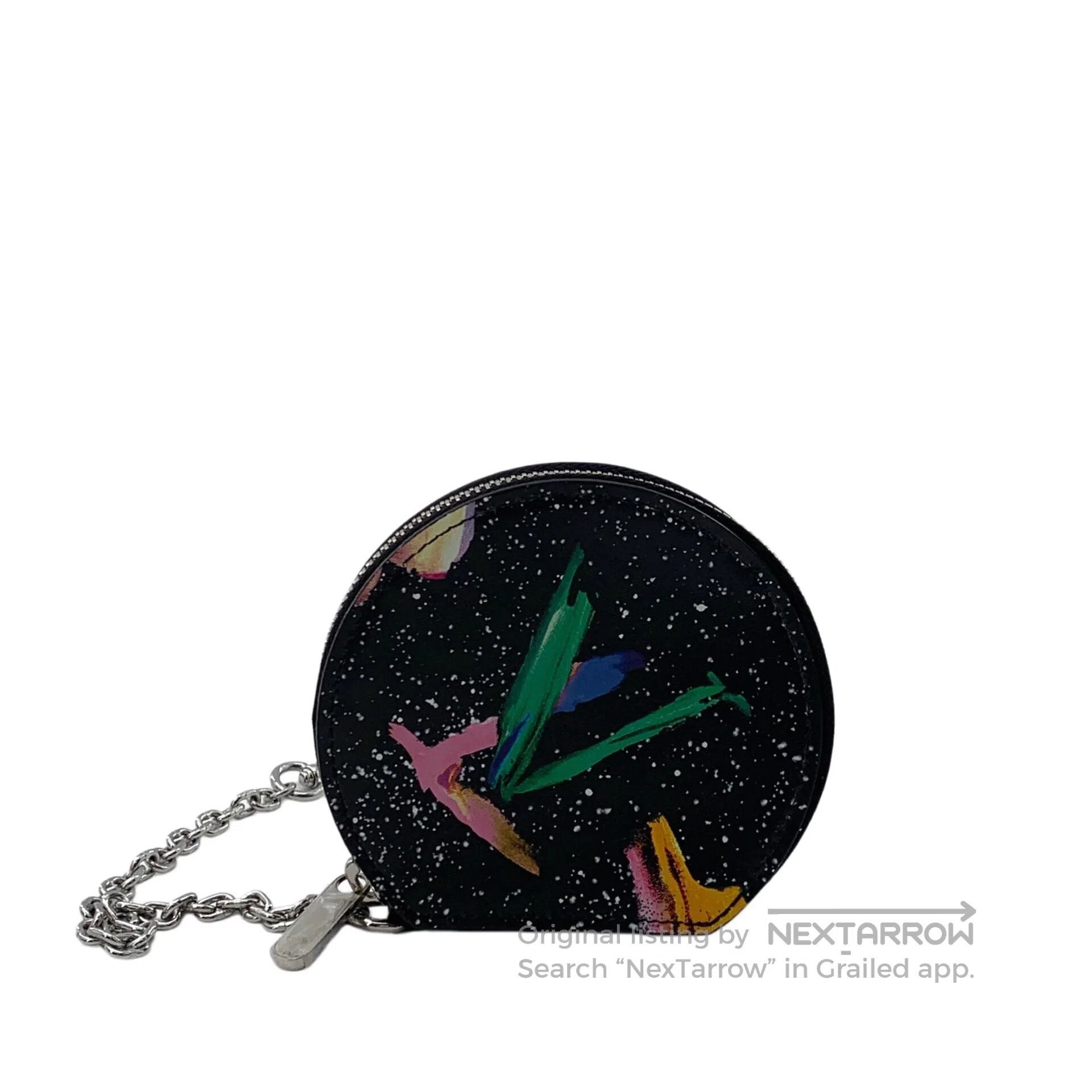 Louis Vuitton Louis Vuitton Black starry sky logo graffiti printed key c Size ONE SIZE - 1 Thumbnail