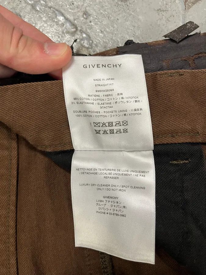 Givenchy × Vintage AW2022 Givenchy Brown Cracked Leather Utility Pants by Matthew Williams Size US 34 / EU 50 - 11 Thumbnail