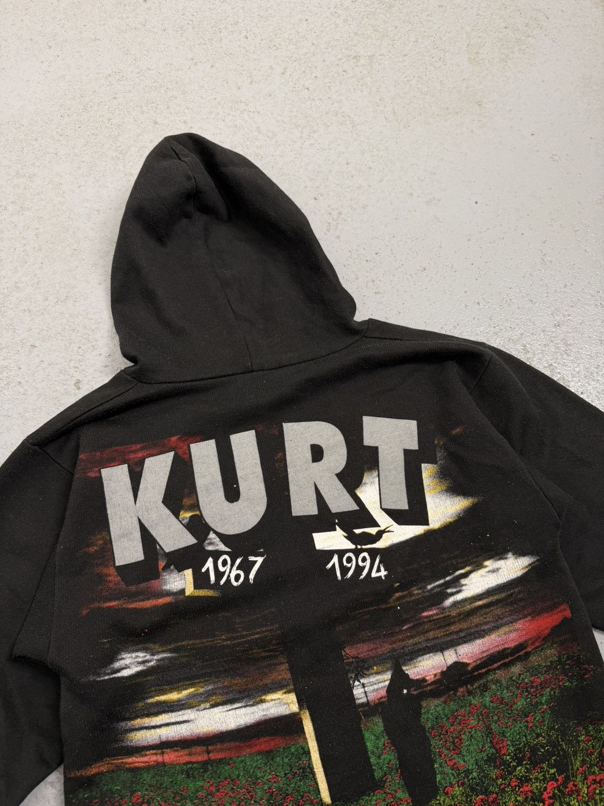 Band Tees Vintage 1994 Kurt Cobain Empire Overprinted Hoodie Size US M / EU 48-50 / 2 - 13 Thumbnail