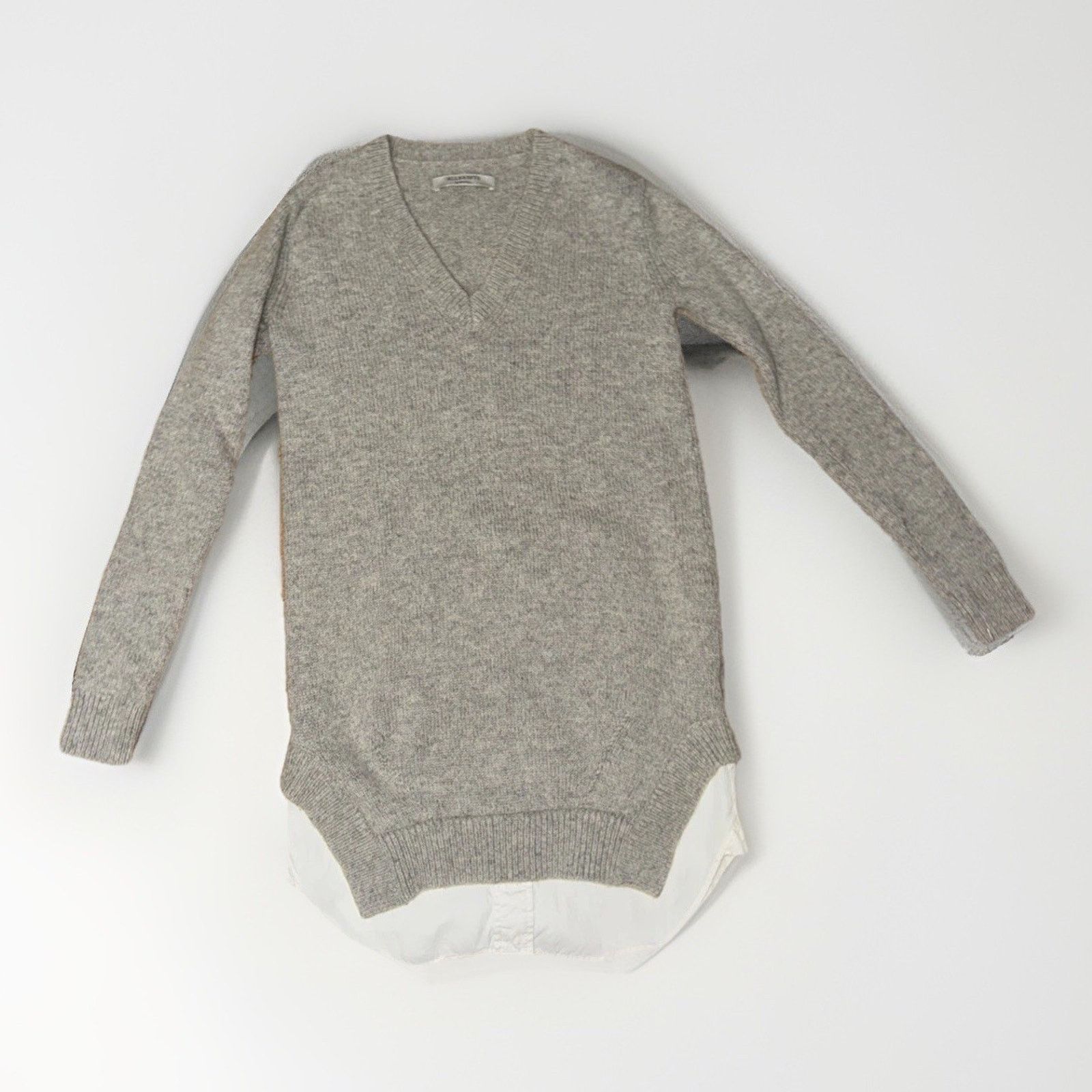 Allsaints All Saints Wick Dress Wool/Rayon Dress XS Gray Size XS / US 0-2 / IT 36-38 - 1 Thumbnail