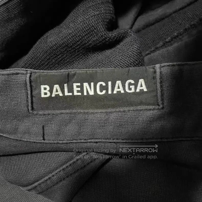 Balenciaga Balenciaga size XS Black and gray washed baggy loose wide- Size US 27 - 3 Thumbnail