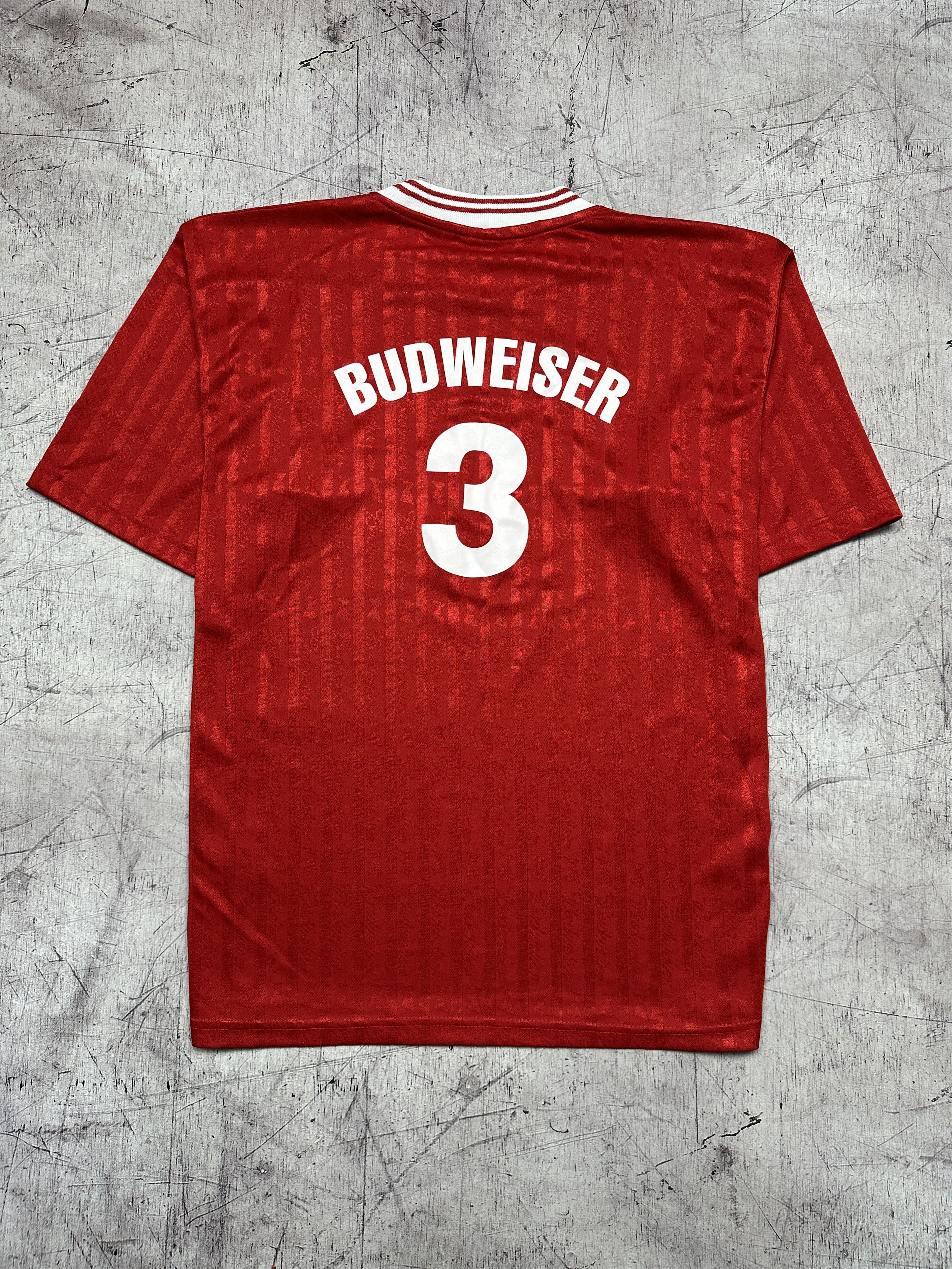 Budweiser Budweiser 90s Vintage Mens Crew Neck T-Shirt Jersey Size US L / EU 52-54 / 3 - 6 Thumbnail