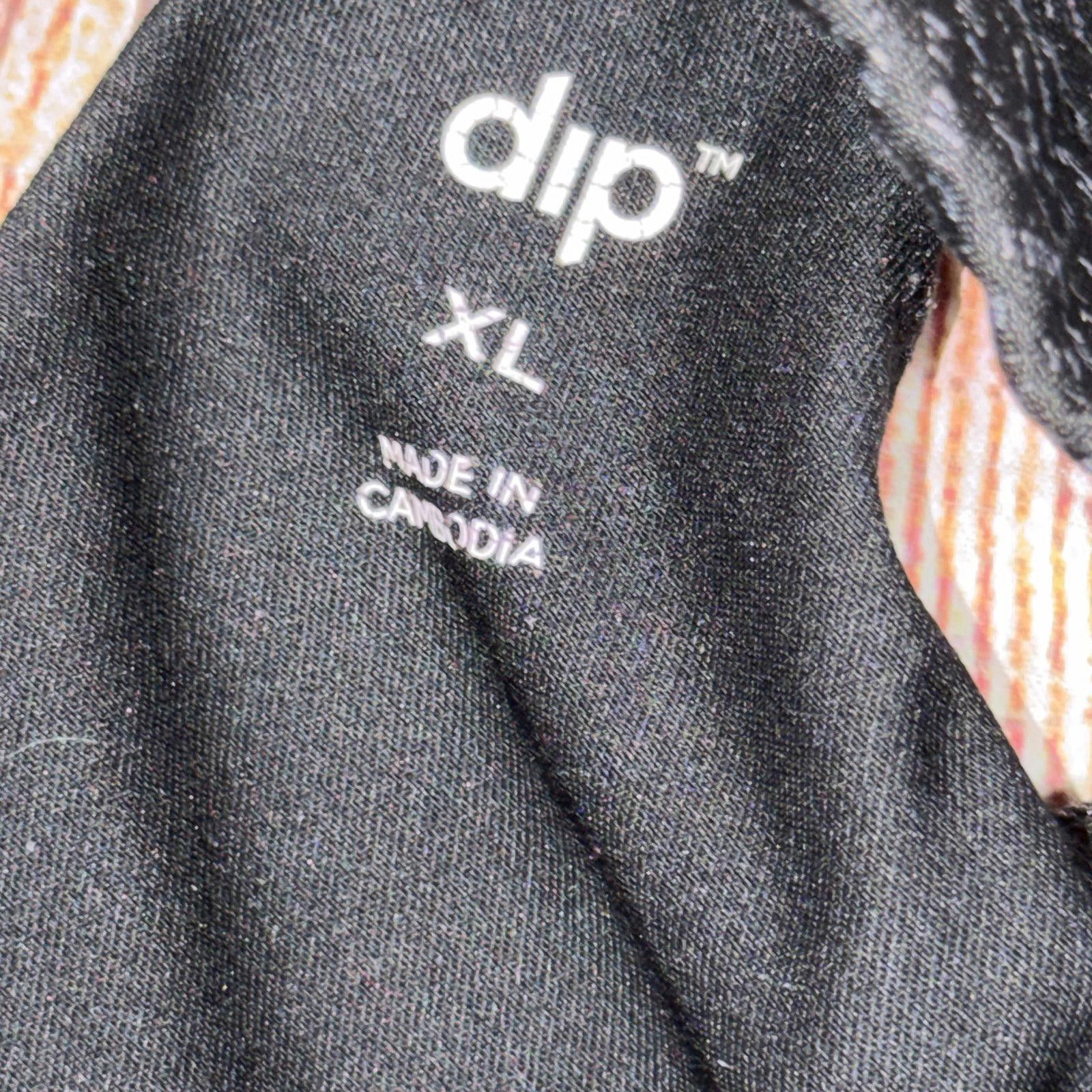 Other Dip Black Patterned Sports Bra - Size XL Size ONE SIZE - 7 Thumbnail