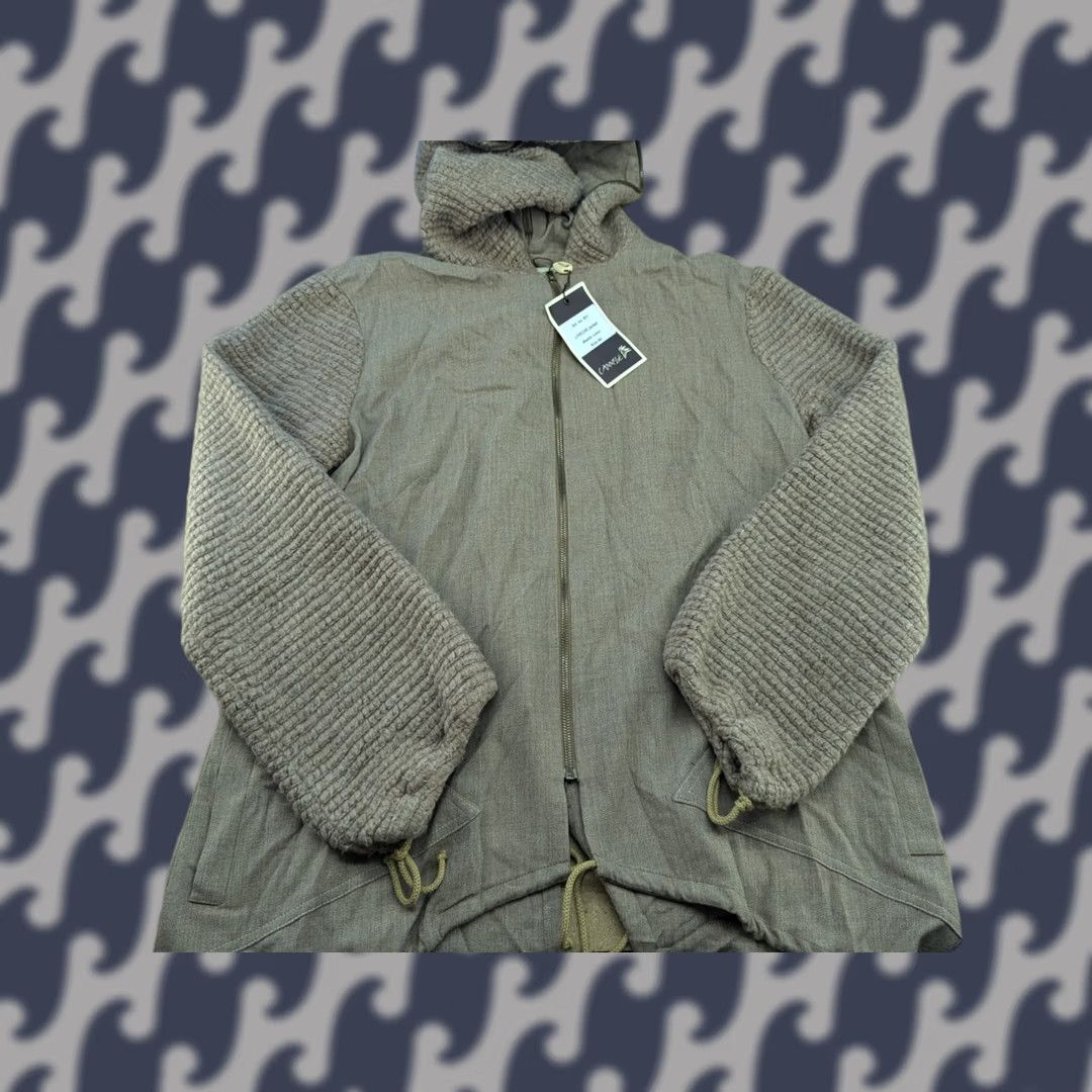 Vintage CANNISSE Jacket Hooded Womens Beige Mastic Size 40 Ladies LIVECHE Size S / US 4 / IT 40 - 1 Thumbnail