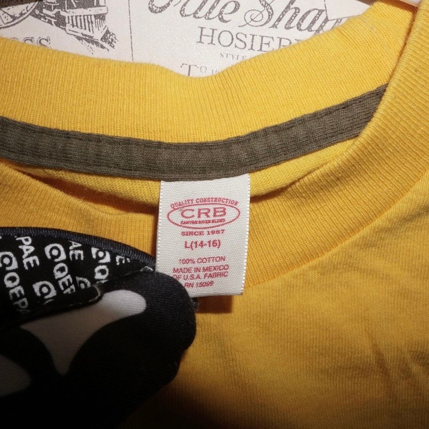 Vintage Large - Vintage Y2K CRB yellow tribal guitar 00s LS T-shirt Size US L / EU 52-54 / 3 - 3 Thumbnail