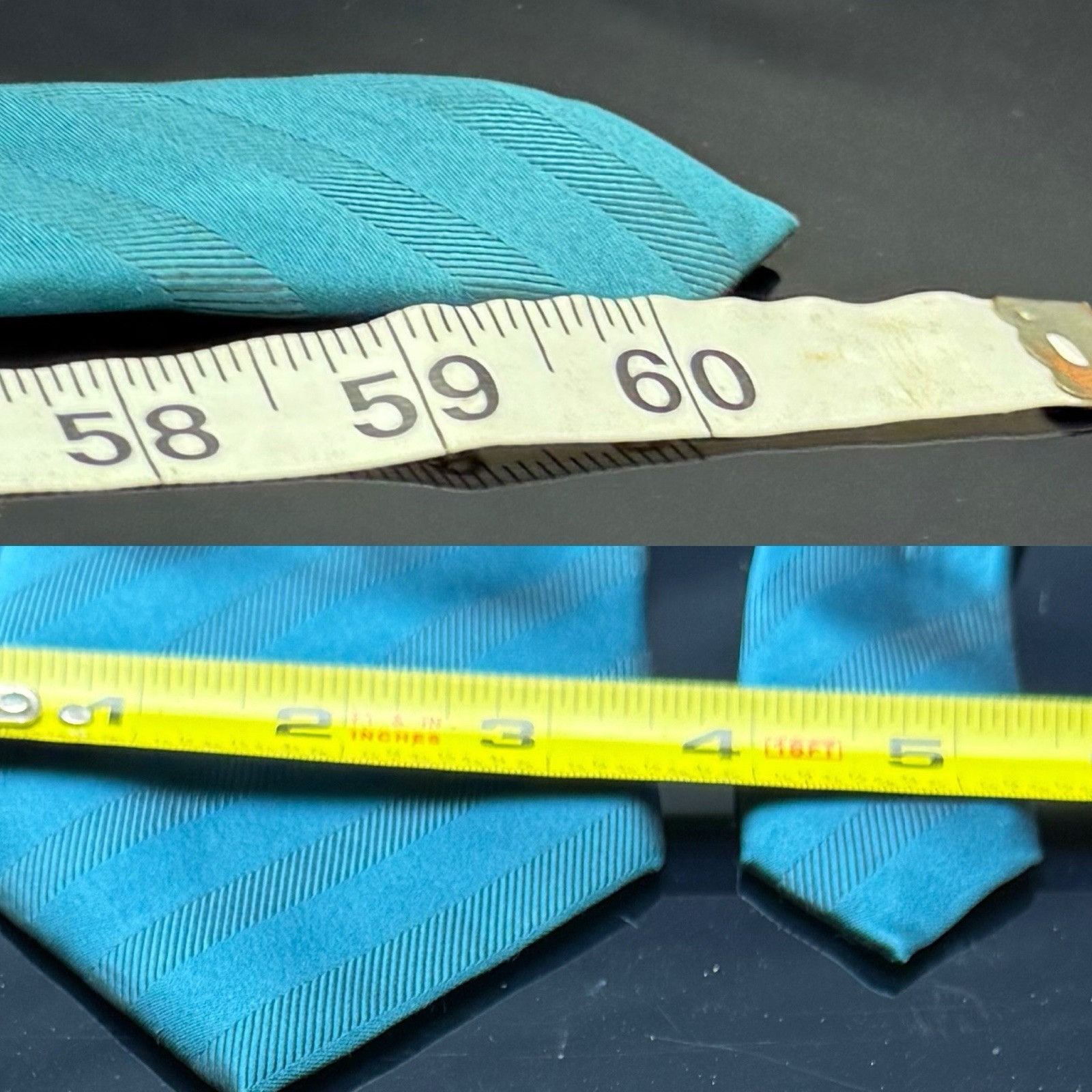 Donald Trump Donald J Trump Signature Collection Blue Striped Tie 60.5" Size ONE SIZE - 3 Thumbnail