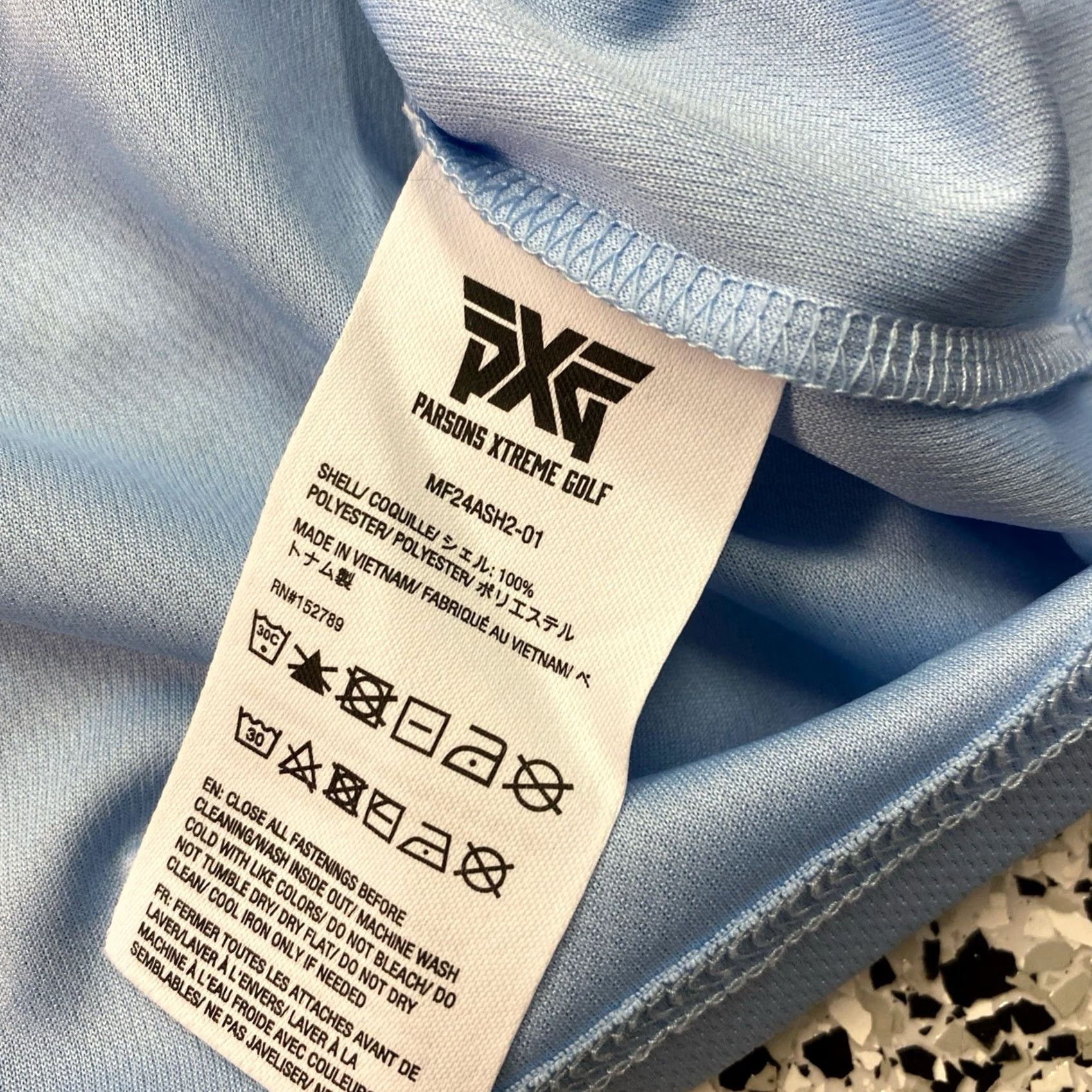 Vintage PXG Parsons Extreme Golf Shirt Mens Blue Long Sleeve Hooded Shirt - Cotton Knit, Logo, Crew Neck, Regular Size L Size US L / EU 52-54 / 3 - 5 Thumbnail
