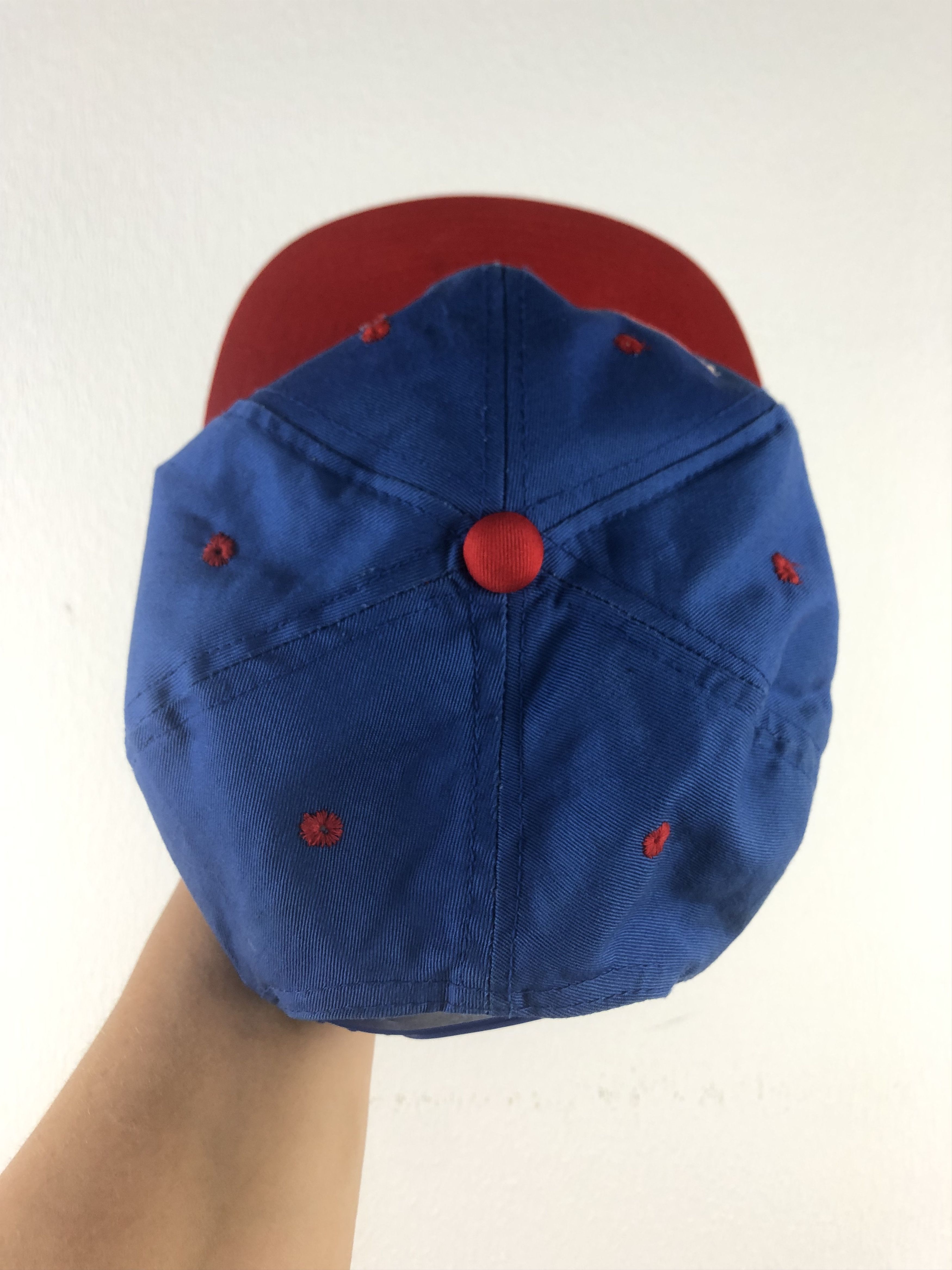 Vintage Vintage 90's Cleveland Indians Snapback Cap Hat One Size Size ONE SIZE - 4 Thumbnail