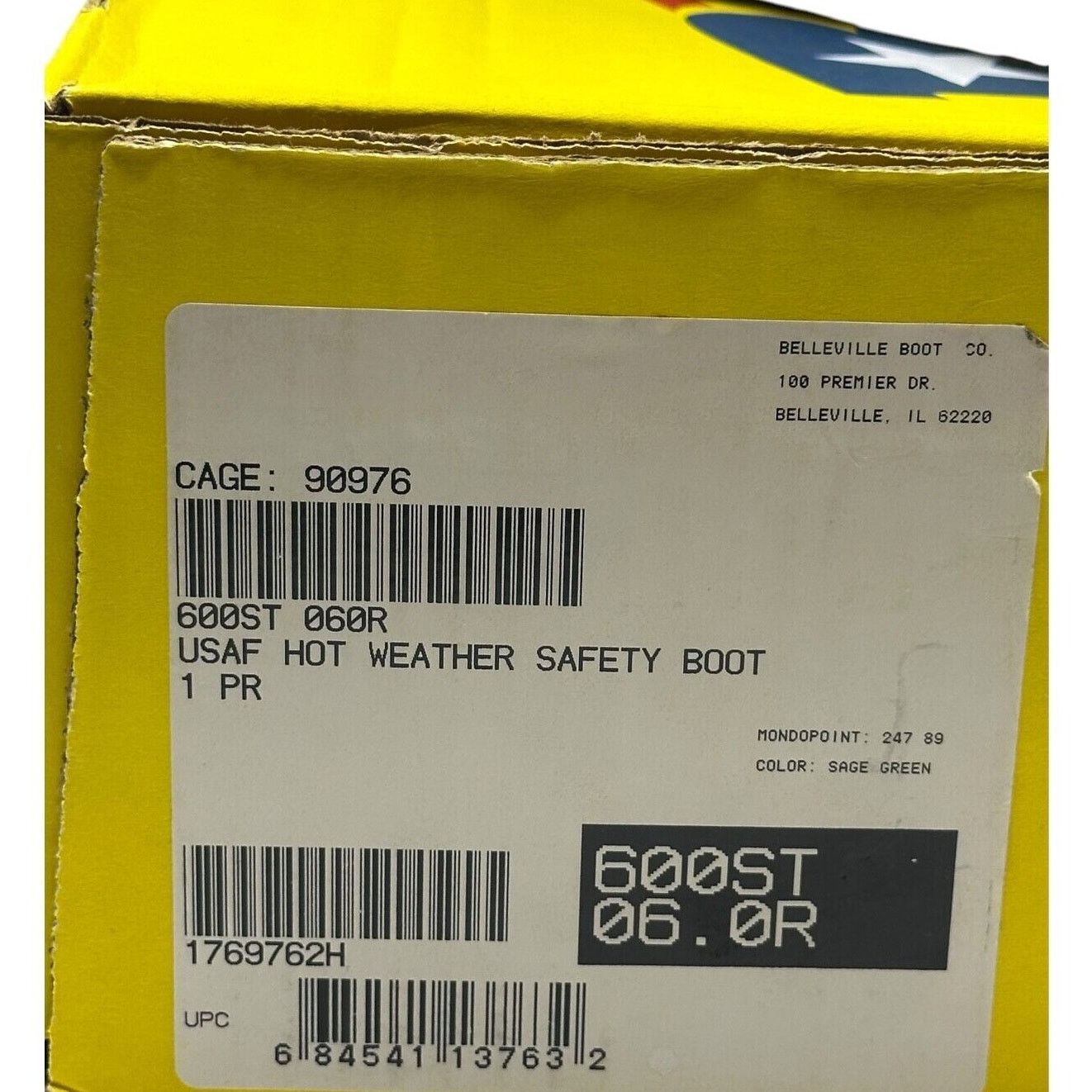 Belleville Belleville Steel Toe Military Boot 600ST NWB MEN SZ. 6.0R Size US 6 / EU 39 - 6 Thumbnail