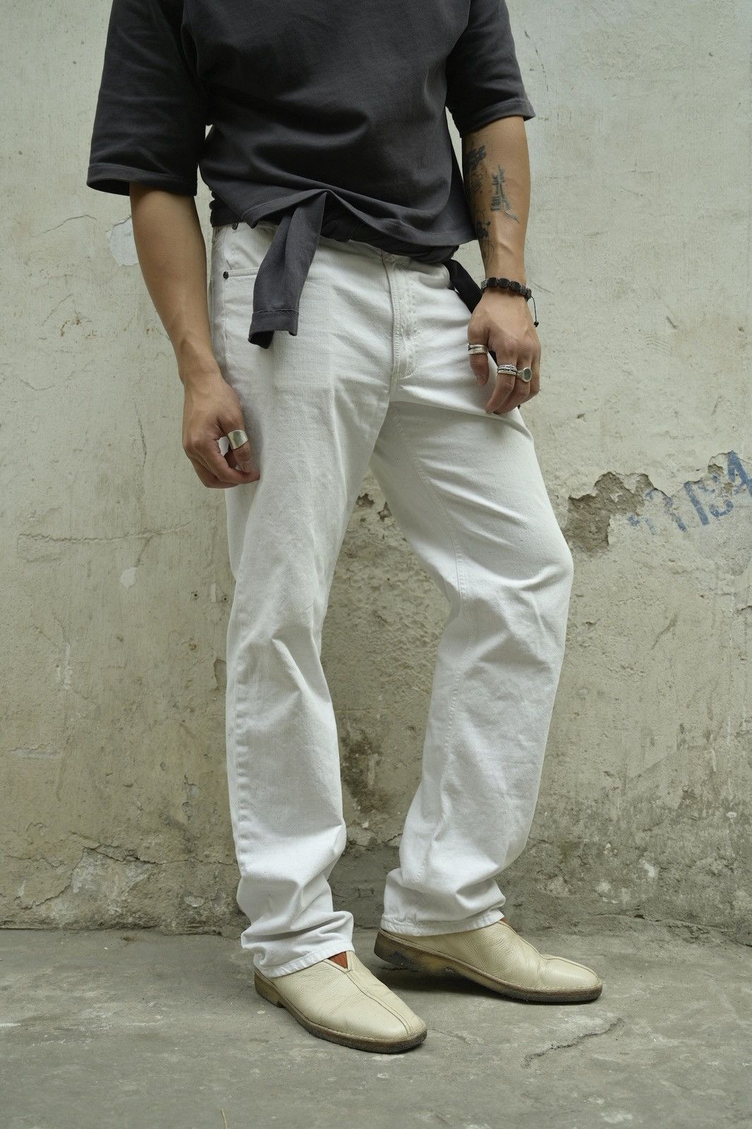 Givenchy Givenchy by Julien Macdonald 2000’s pepper wash denim pant Size US 32 / EU 48 - 1 Thumbnail