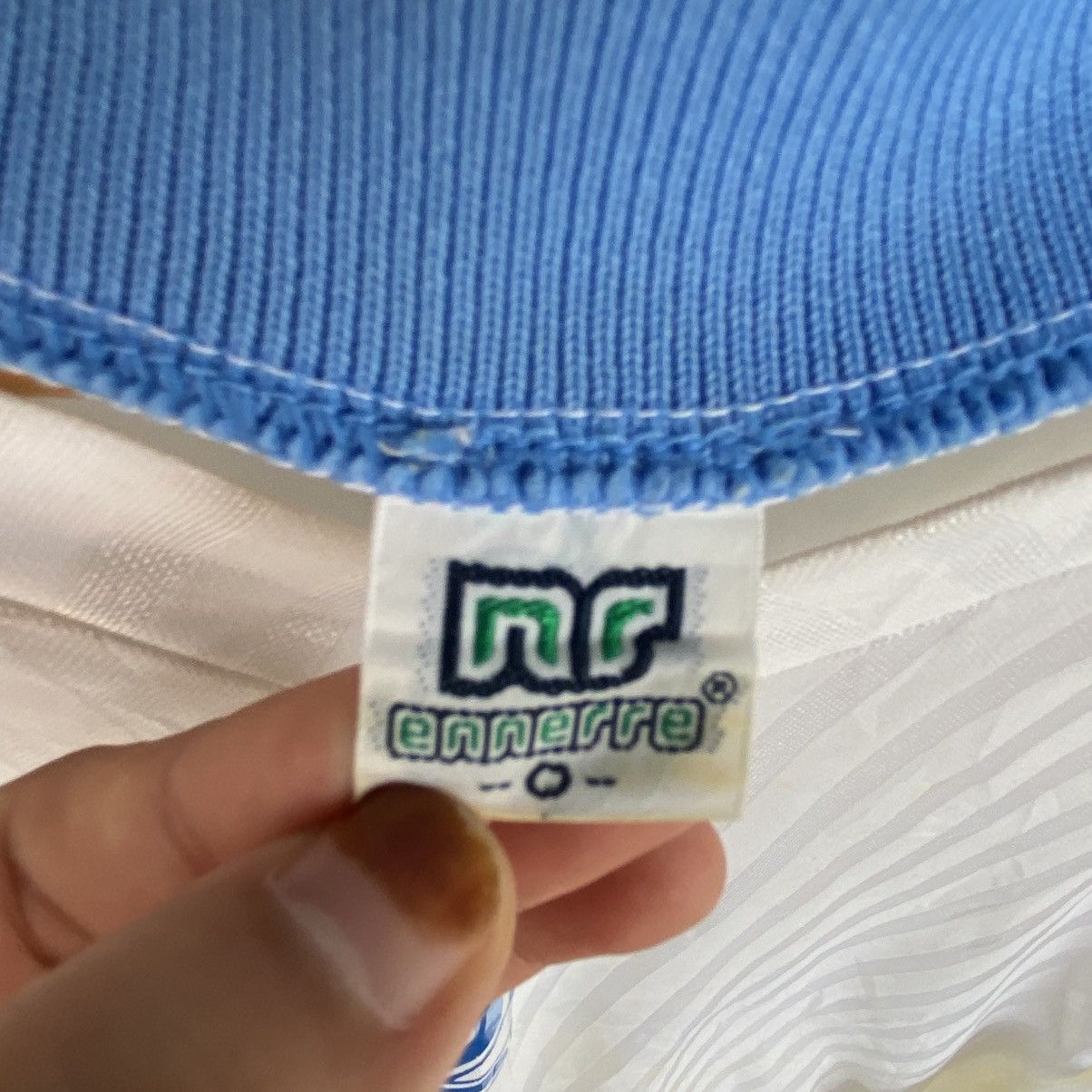 Other Vintage Norway Long Sleeve White/Blue Shirt Football Size L Size US L / EU 52-54 / 3 - 9 Thumbnail