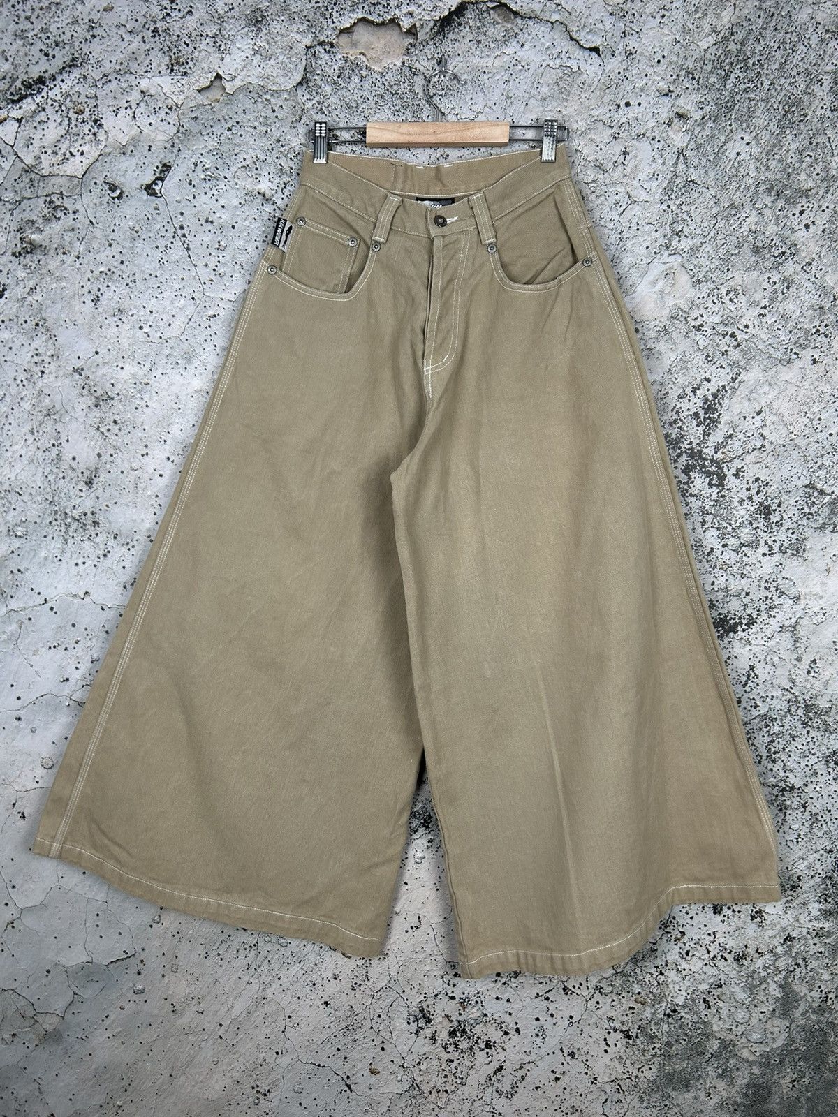 Vintage Vintage Kik Wear Super Wide Leg Baggy Pants Rate 90s Rap Size US 28 / EU 44 - 2 Thumbnail