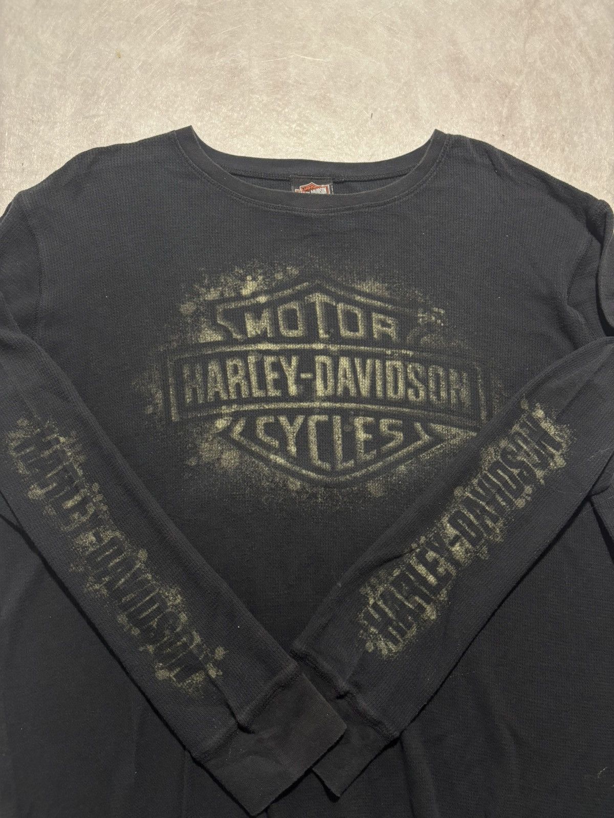 Harley Davidson Vintage Harley Davidson Longsleeve Tshirt Size US L / EU 52-54 / 3 - 4 Thumbnail