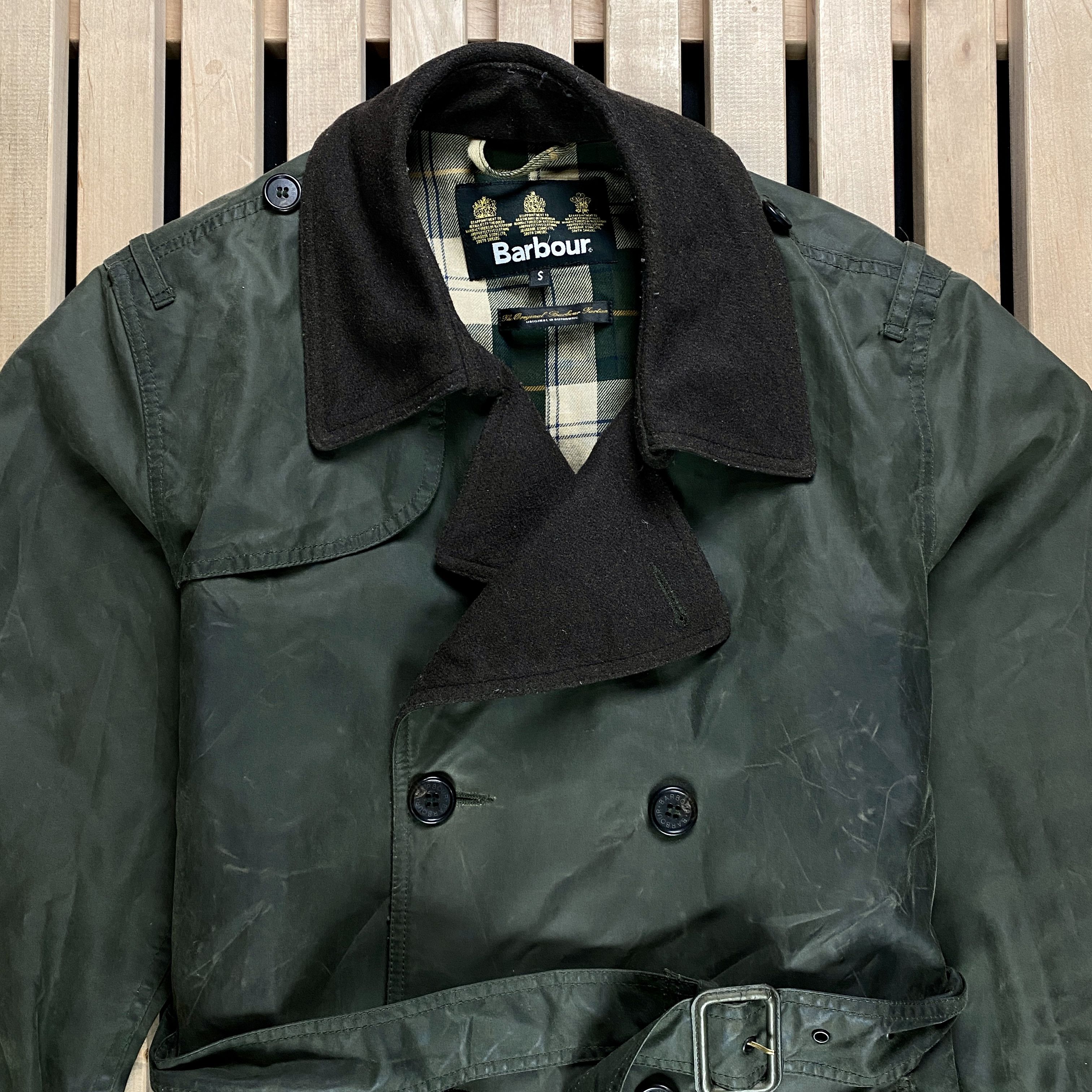 Barbour Mens Jacket Barbour Waxed Size S Cotton Size US S / EU 44-46 / 1 - 2 Thumbnail