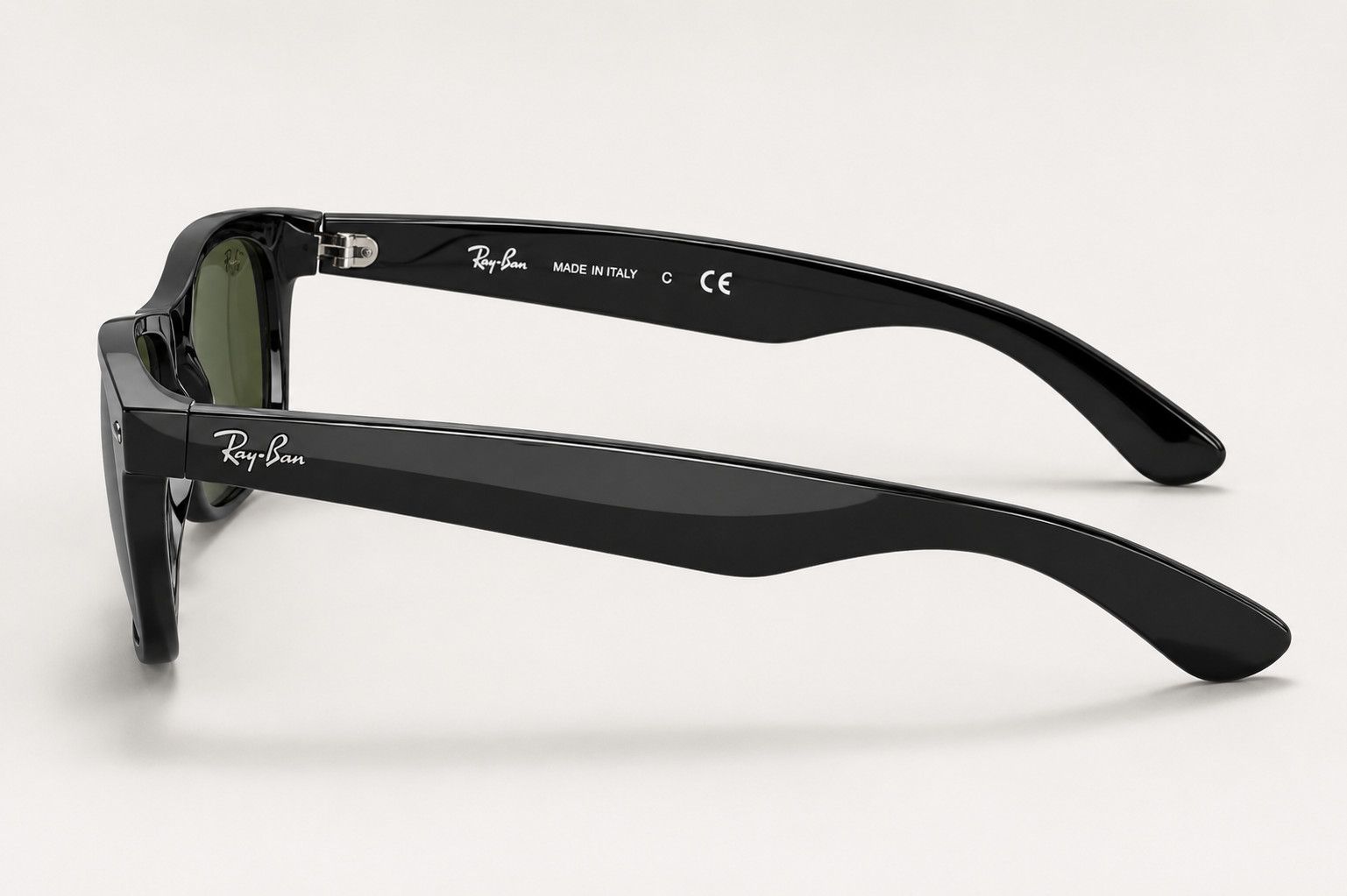 RayBan Ray-Ban RB2140 Wayfarer Sunglasses Black/Green Size ONE SIZE - 3 Thumbnail