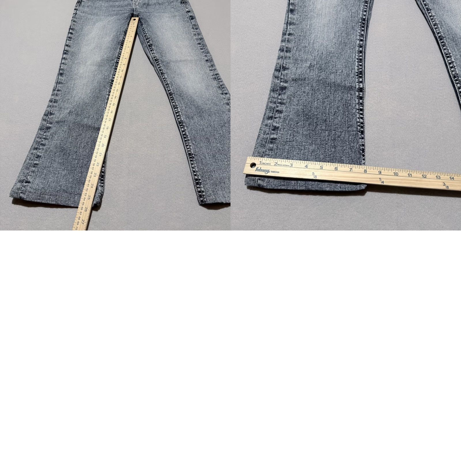 Vintage VINTAGE Stella in Dreams Jeans Women's Bootcut Denim Embroidered Western - 13/31 Size 34" / US 12 / IT 48 - 9 Thumbnail