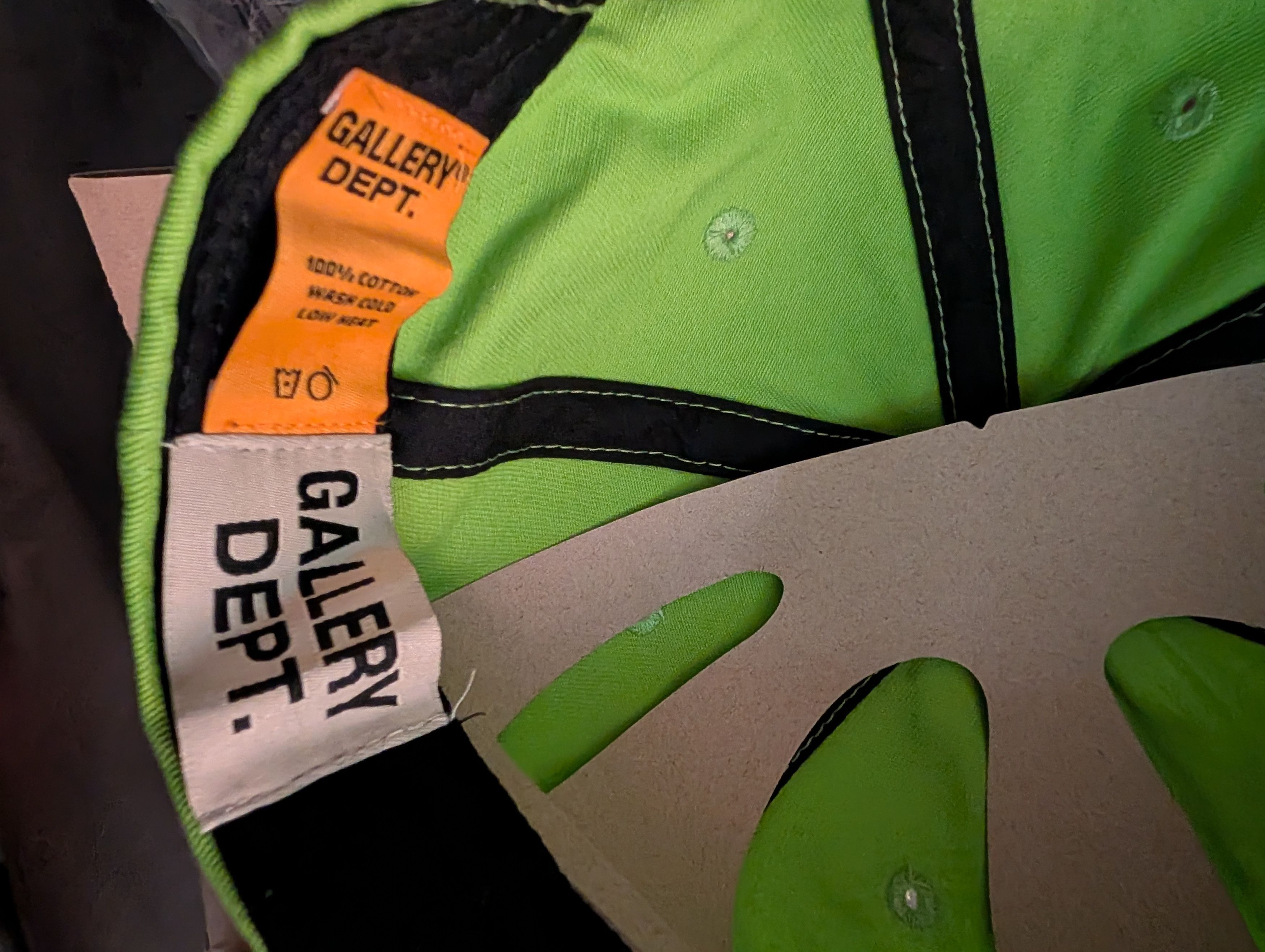 Gallery Dept. Gallery Department DEPT. embroidery Logo Hat Green Size ONE SIZE - 4 Thumbnail