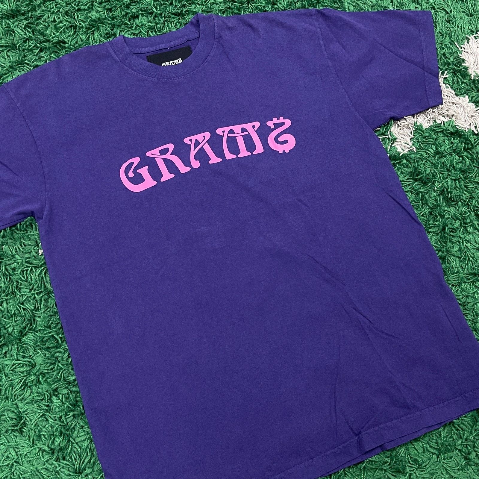 Stussy 2019 Grams SF Purple Logo Tee T Shirt Size Large L B11 Size US L / EU 52-54 / 3 - 2 Thumbnail