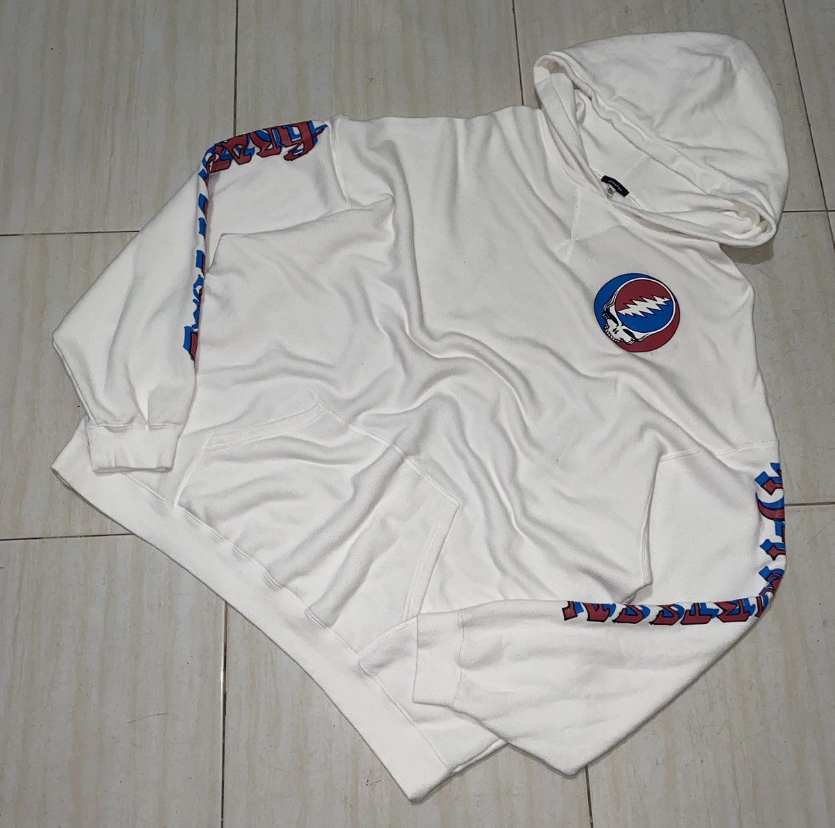 image of R-13 R Thirteen X Gratafulldead Hoodie in White, Men's (Size Large)