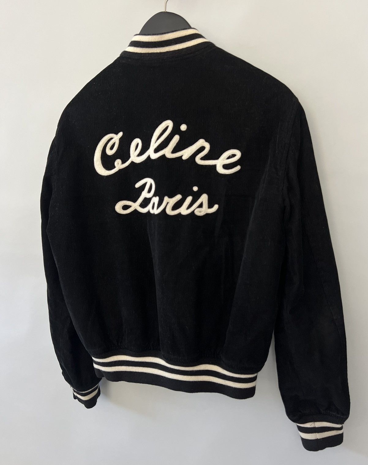 Celine Celine Corduroy Logo Varsity Jacket Size US M / EU 48-50 / 2 - 3 Thumbnail