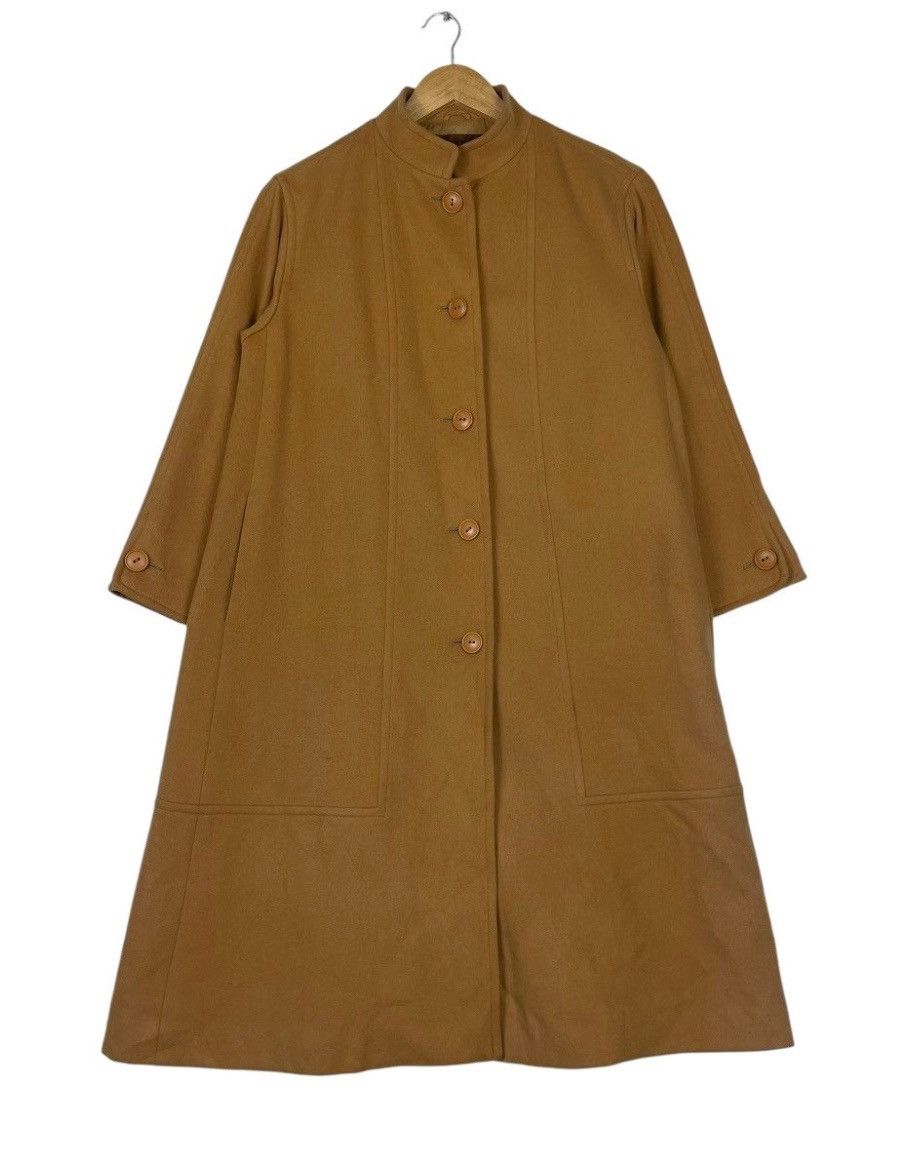 Vintage × Yves Saint Laurent 💥YVES SAINT LAURENT RICH BROWN LONG COAT Size US M / EU 48-50 / 2 - 1 Thumbnail