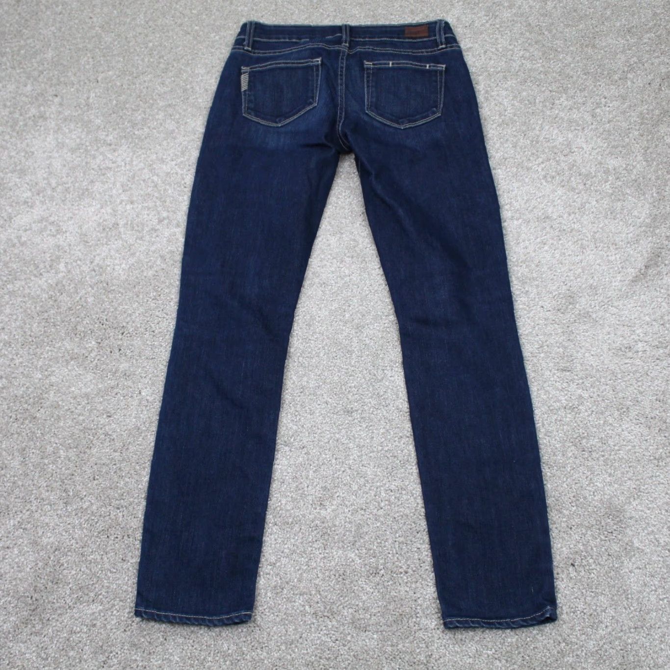 Paige Paige Skyline Ankle Peg Jeans Womens 24 Blue 5-Pocket Denim Stretch Inseam 28" Urban City USA Streetwear Pants Size 42" / US 20 - 6 Thumbnail