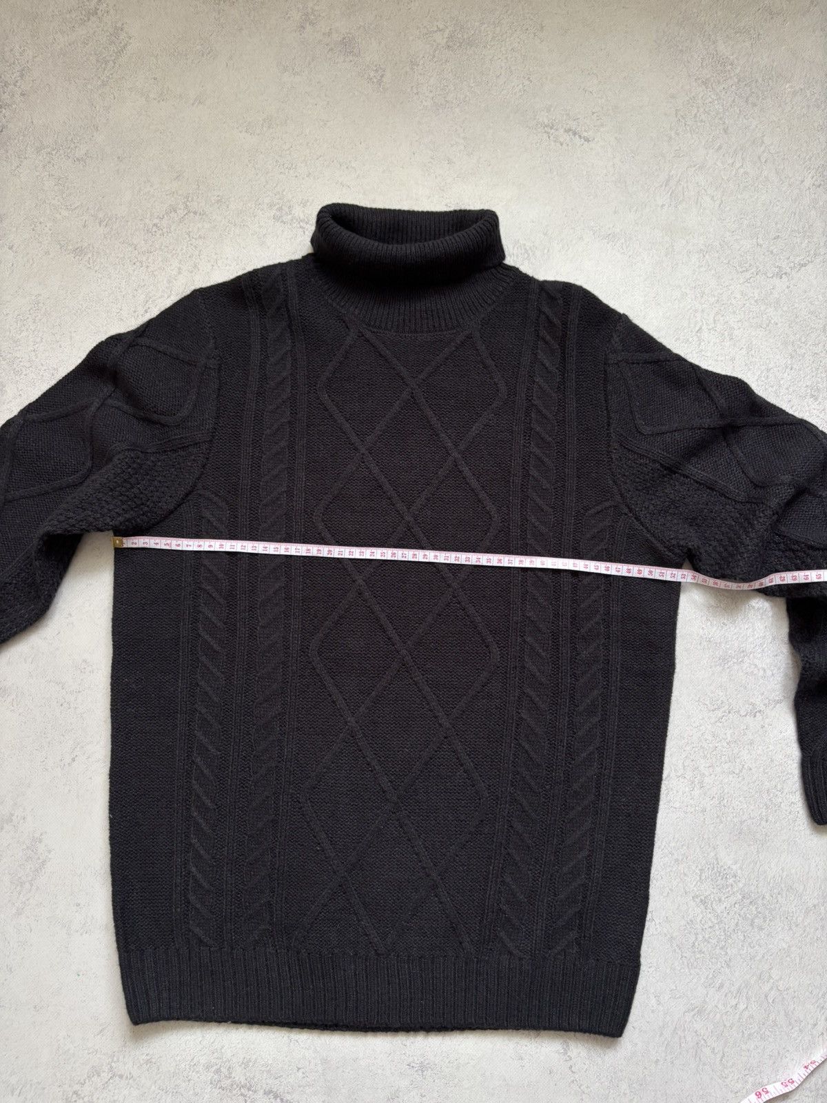 Folk Folk Dark Grey Cable Roll Neck Jumper Knit Sweater Size 4 Size US S / EU 44-46 / 1 - 8 Thumbnail