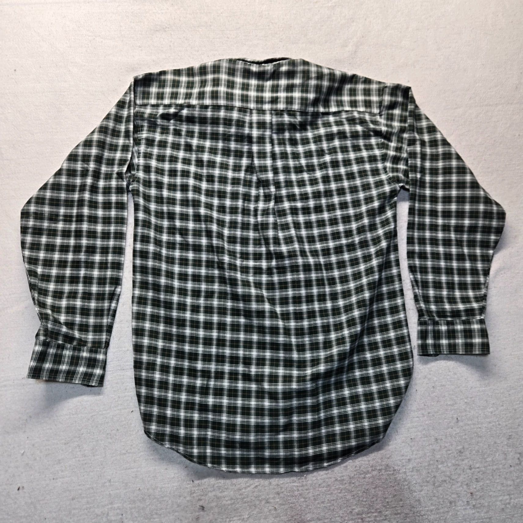 Vintage Loafers Reed & James Shirt Men M Plaid Green Cotton Button-Up Long Sleeve Casual Vintage: No (omit N/A) Size US M / EU 48-50 / 2 - 8 Thumbnail